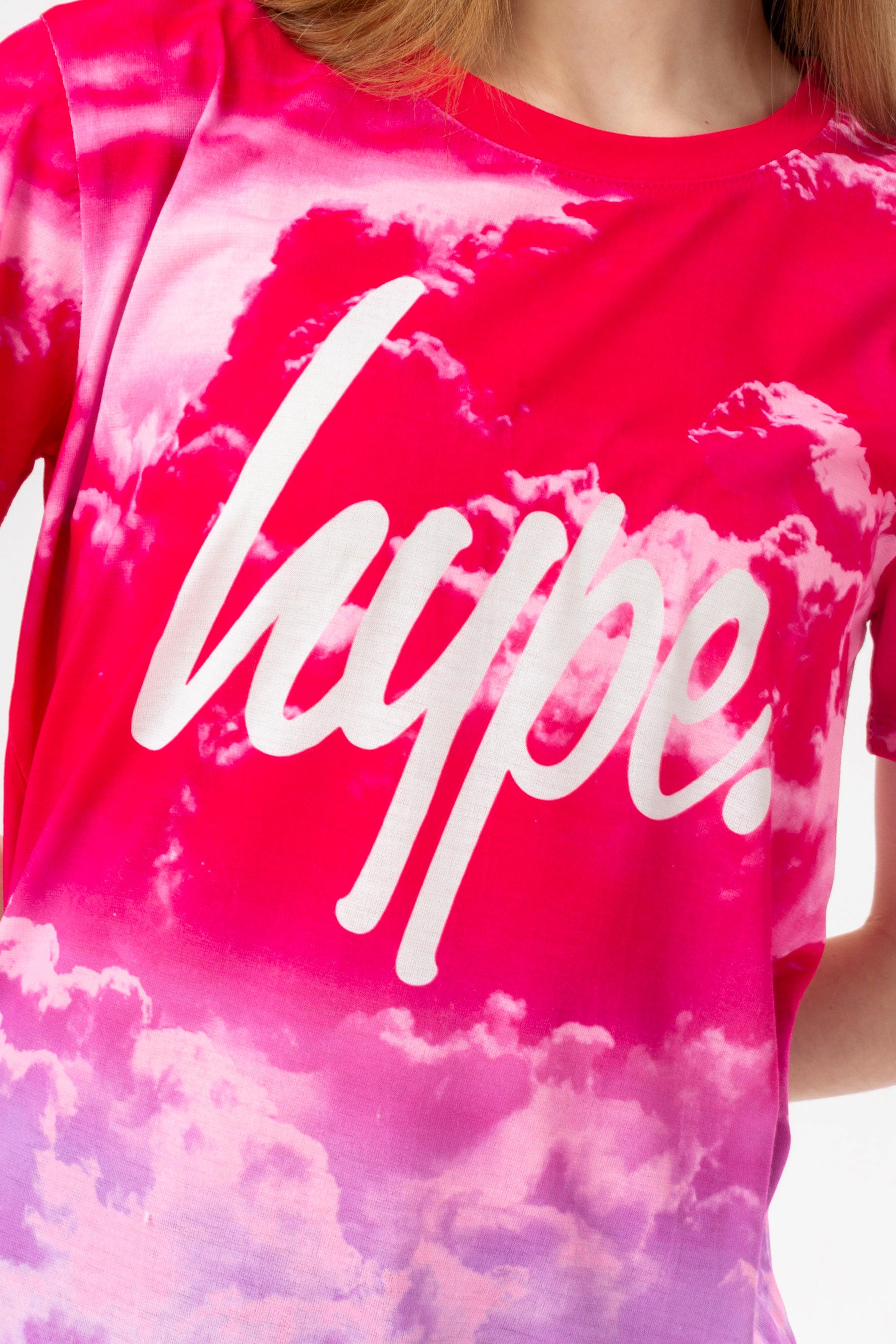Alternate View 5 of HYPE GIRLS LILAC DRIPS PINK CLOUDS 3 PACK OF T-SHIRTS