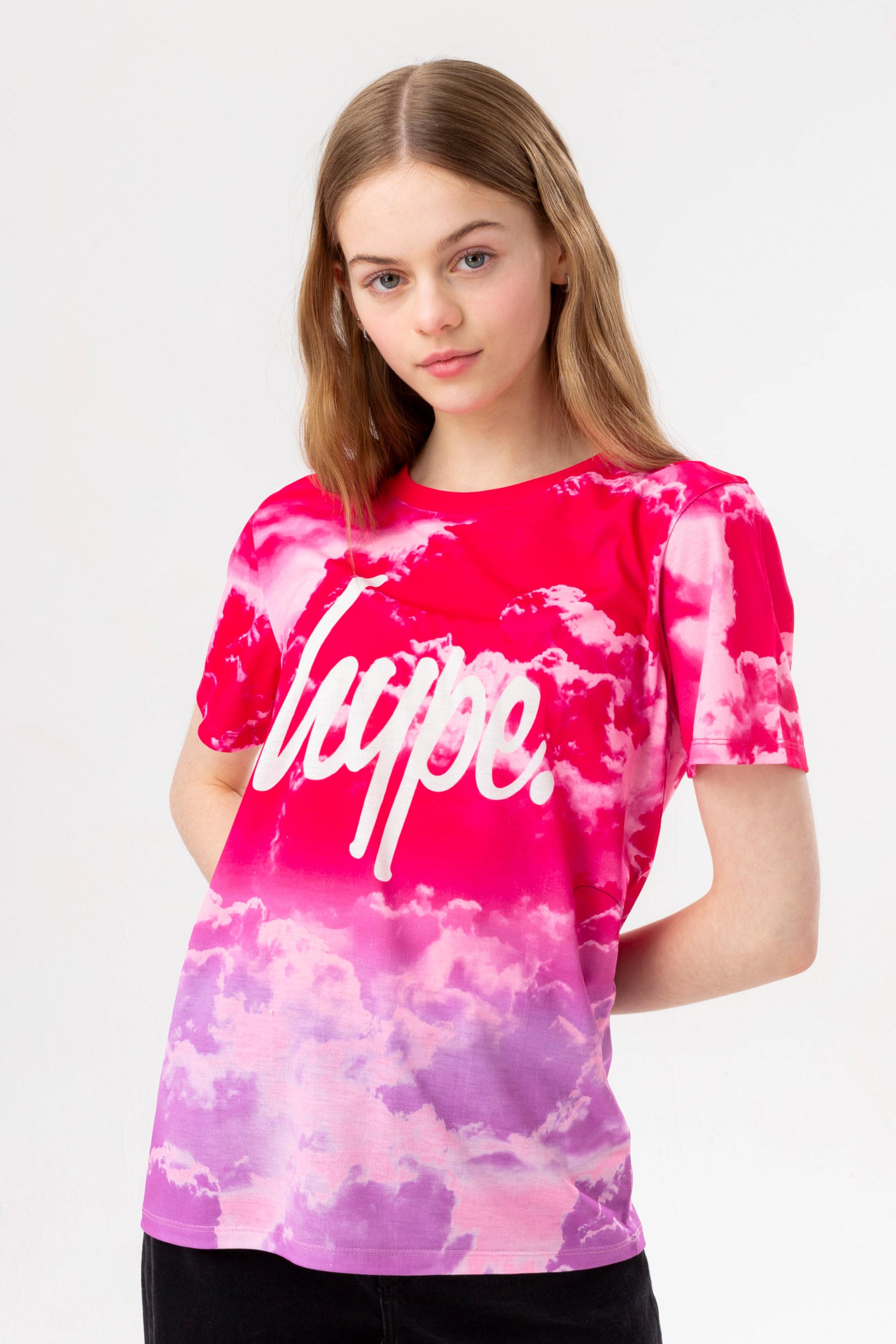 Alternate View 1 of HYPE GIRLS LILAC DRIPS PINK CLOUDS 3 PACK OF T-SHIRTS