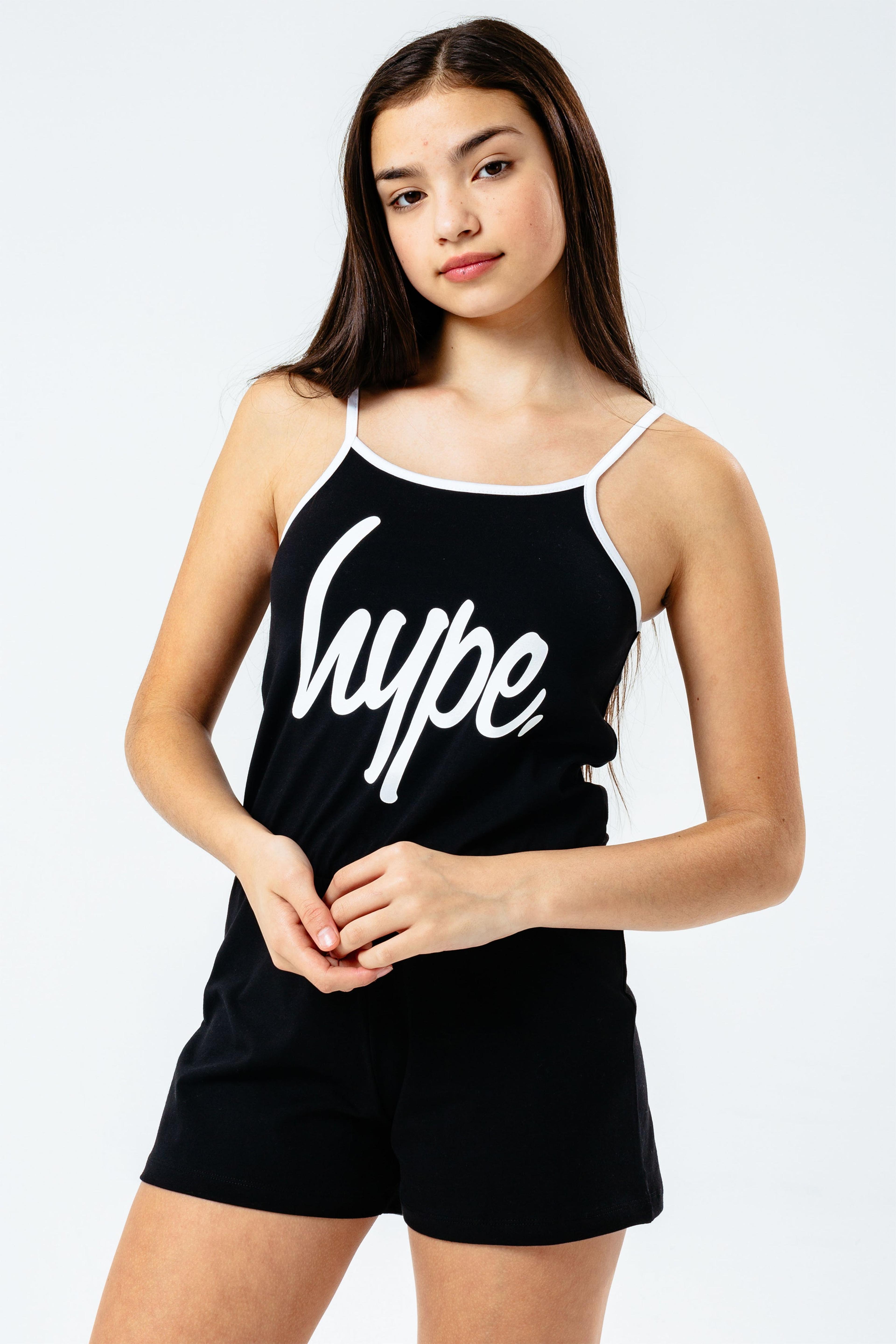 HYPE BLACK GIRLS STRAPPY PLAYSUIT
