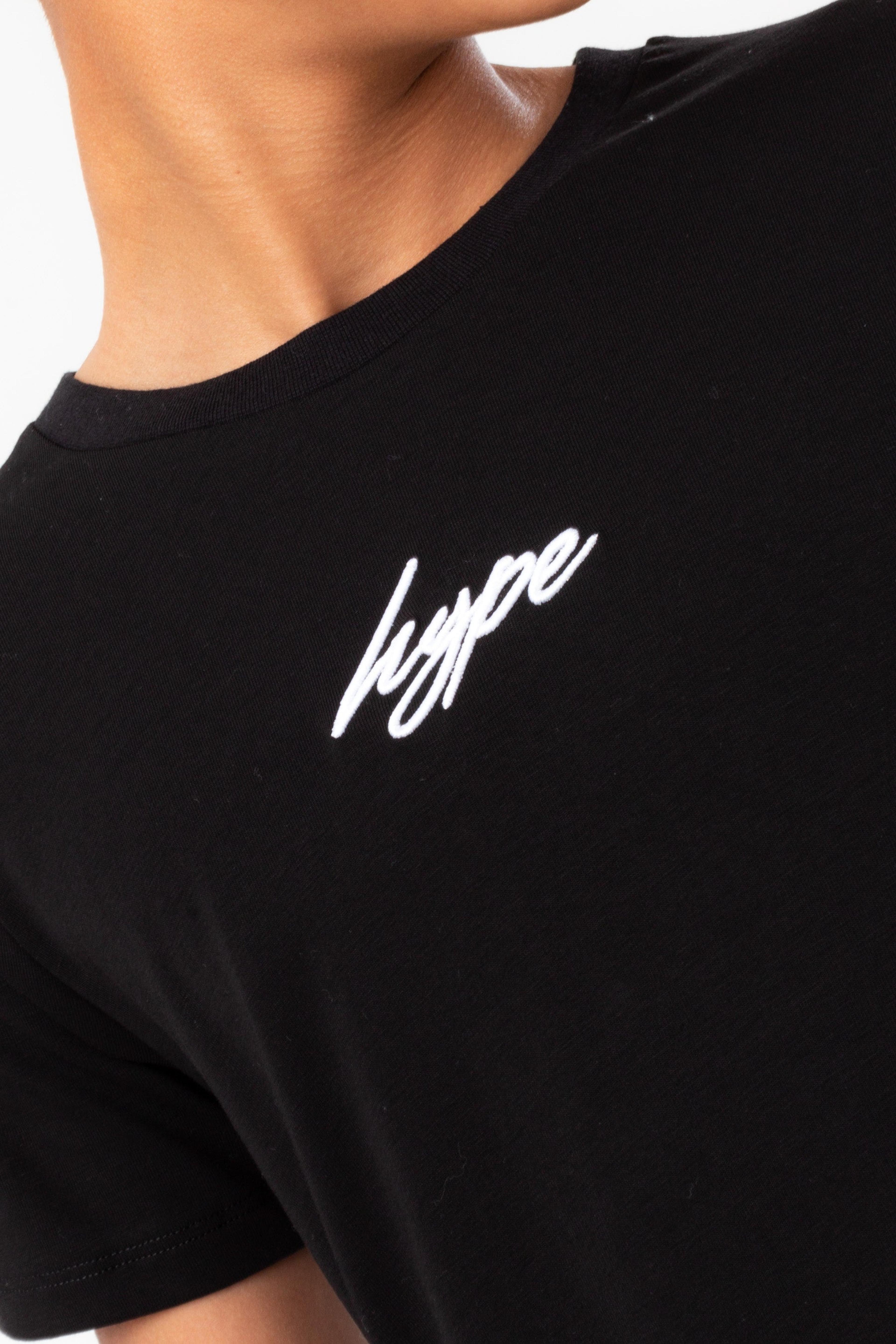 Alternate View 3 of HYPE BOYS BLACK SCRIBBLE EMBROIDERY T-SHIRT