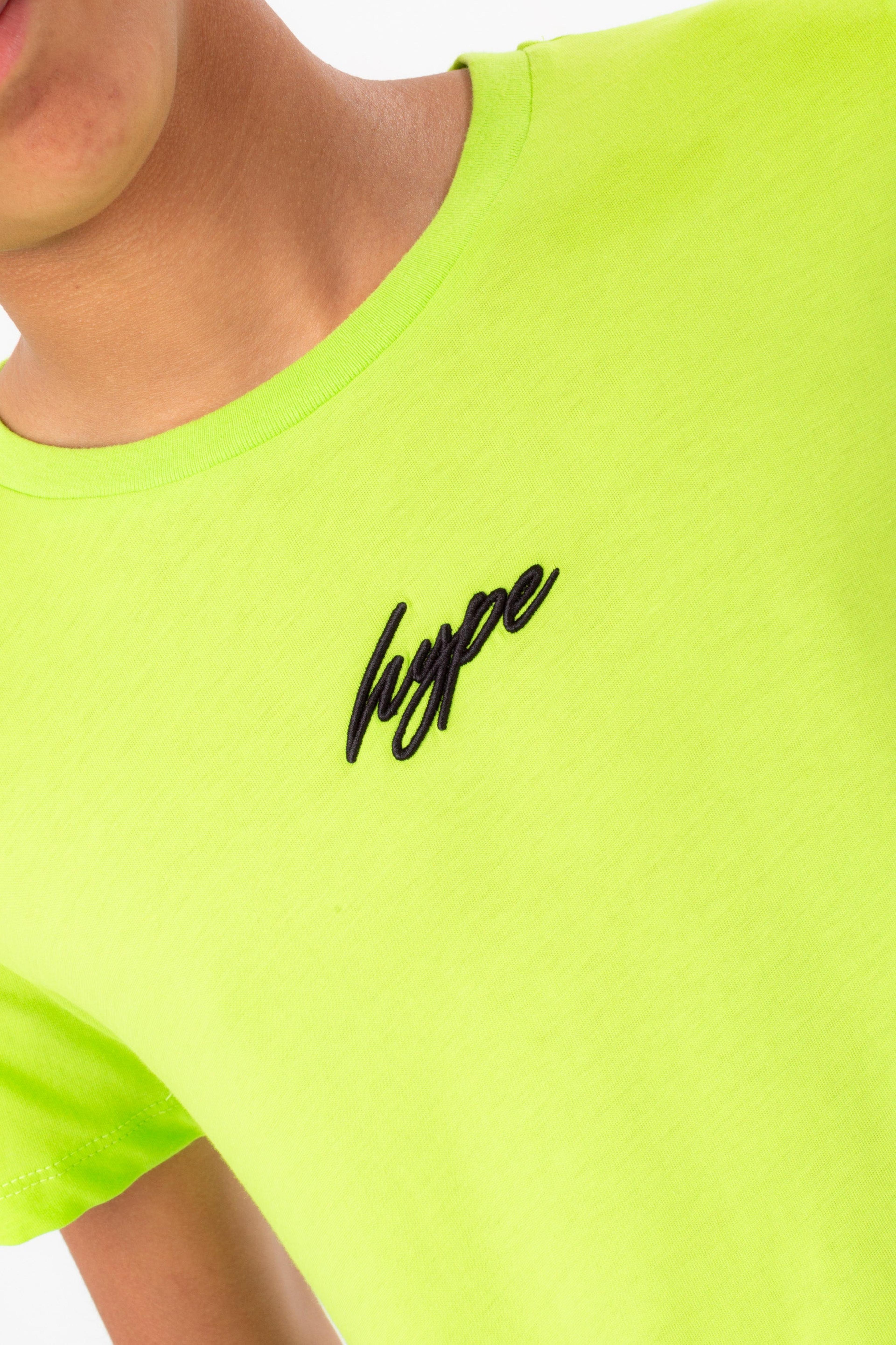 Alternate View 3 of HYPE BOYS LIME SCRIBBLE EMBROIDERY T-SHIRT