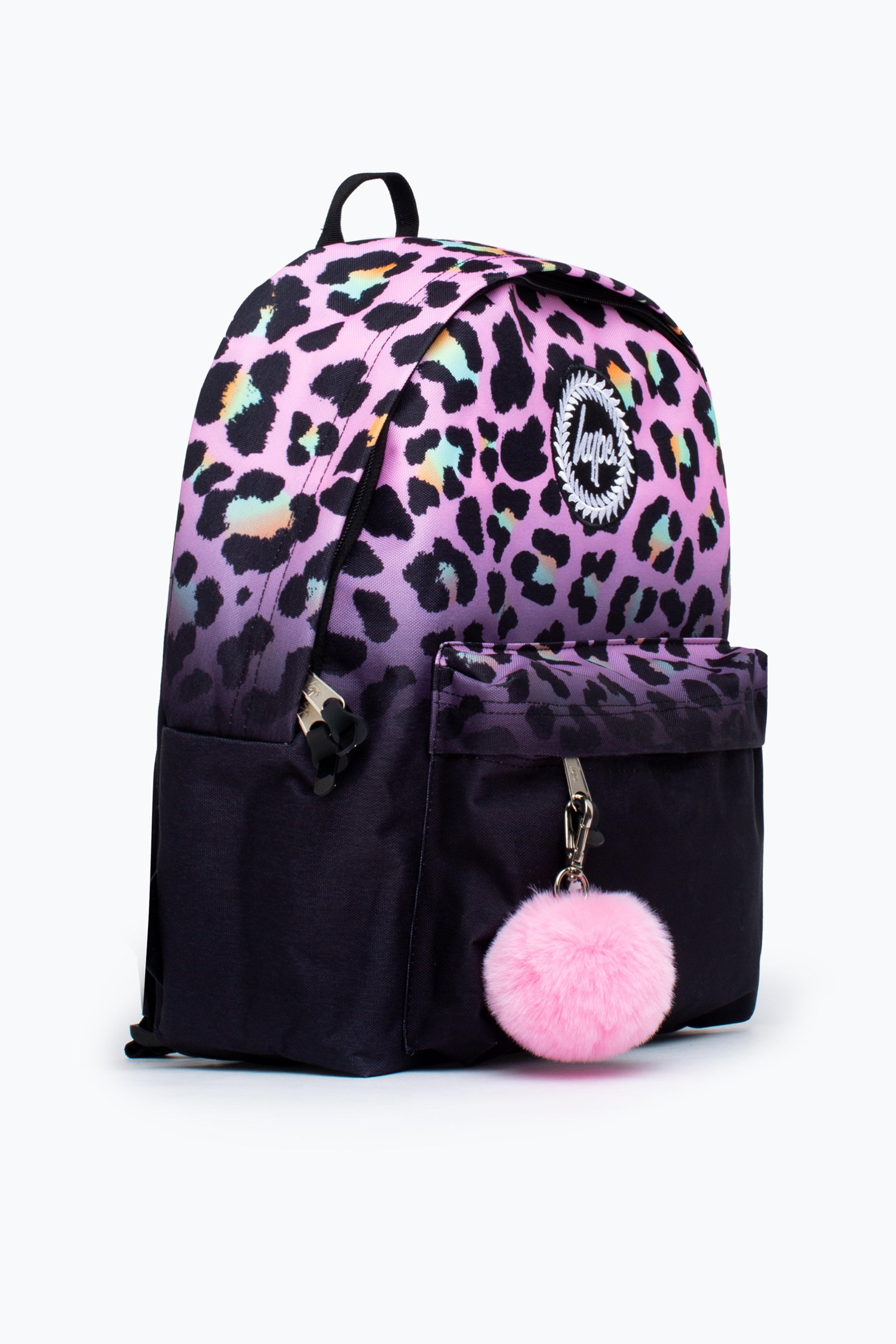 Alternate View 1 of HYPE UNISEX DISCO LEOPARD FADE CREST BACKPACK