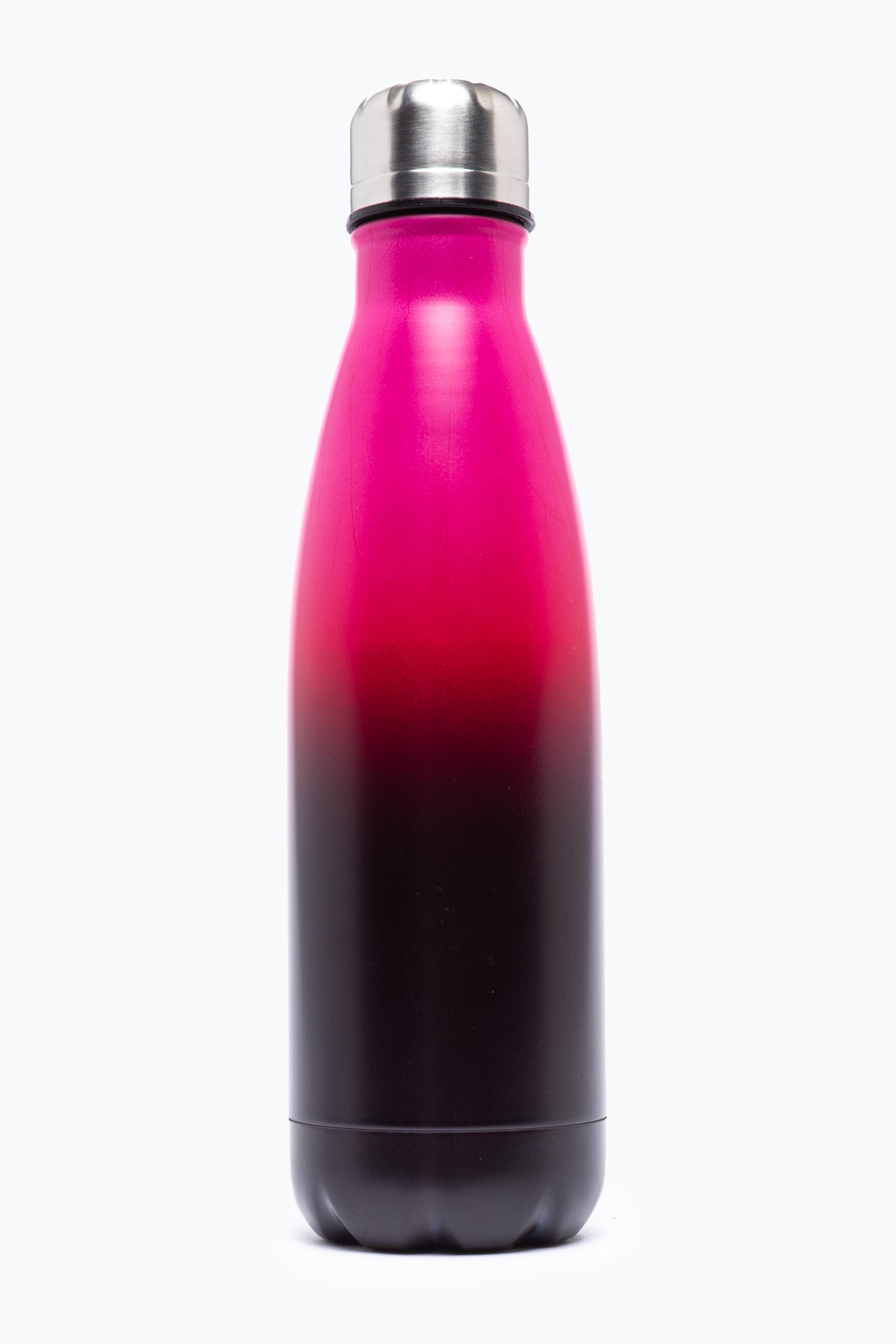 Alternate View 1 of HYPE UNISEX PINK BLACK FADE CREST WATER BOTTLE