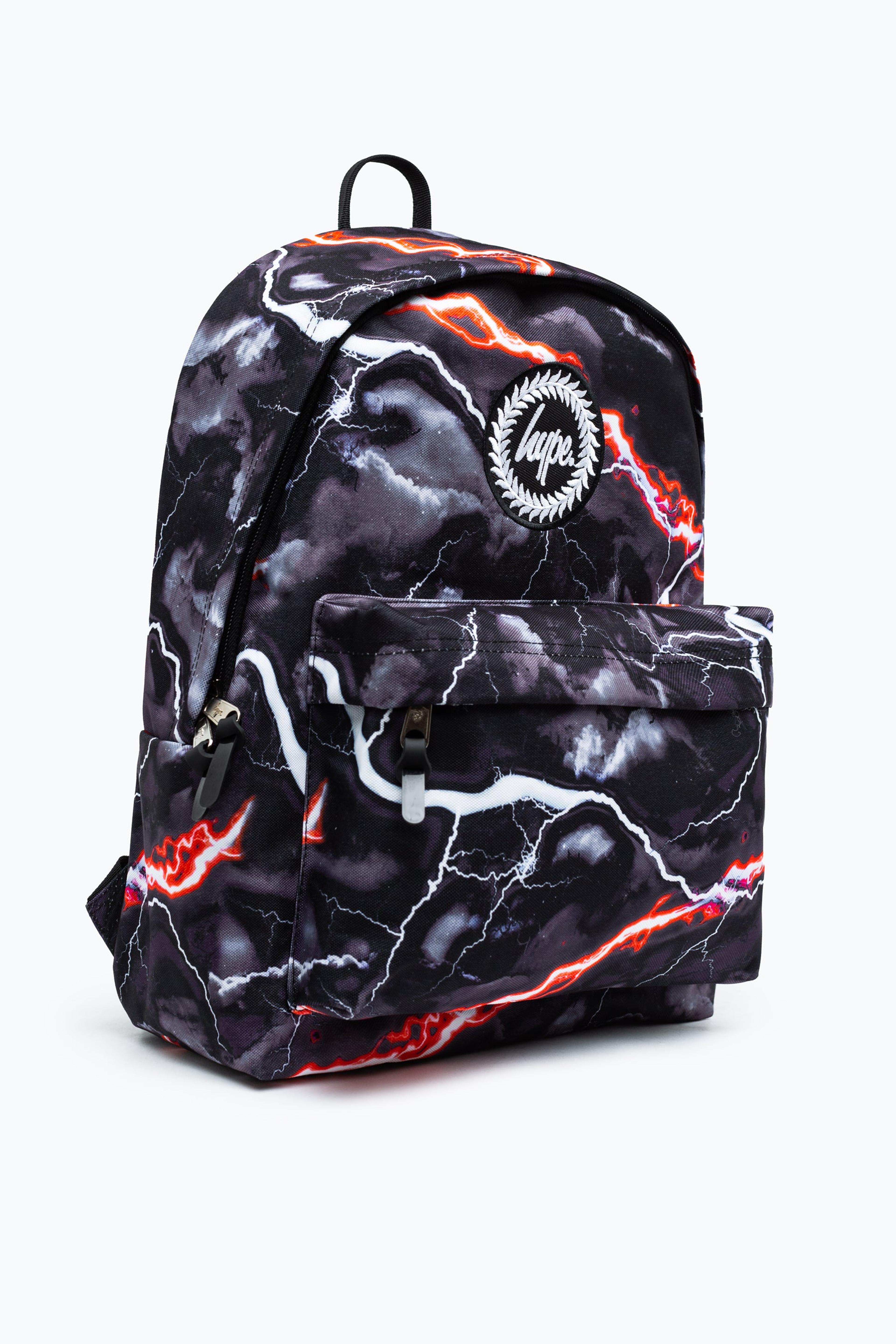 Alternate View 1 of HYPE UNISEX BLACK SMOKEY STORM OUTLINE CREST BACKPACK