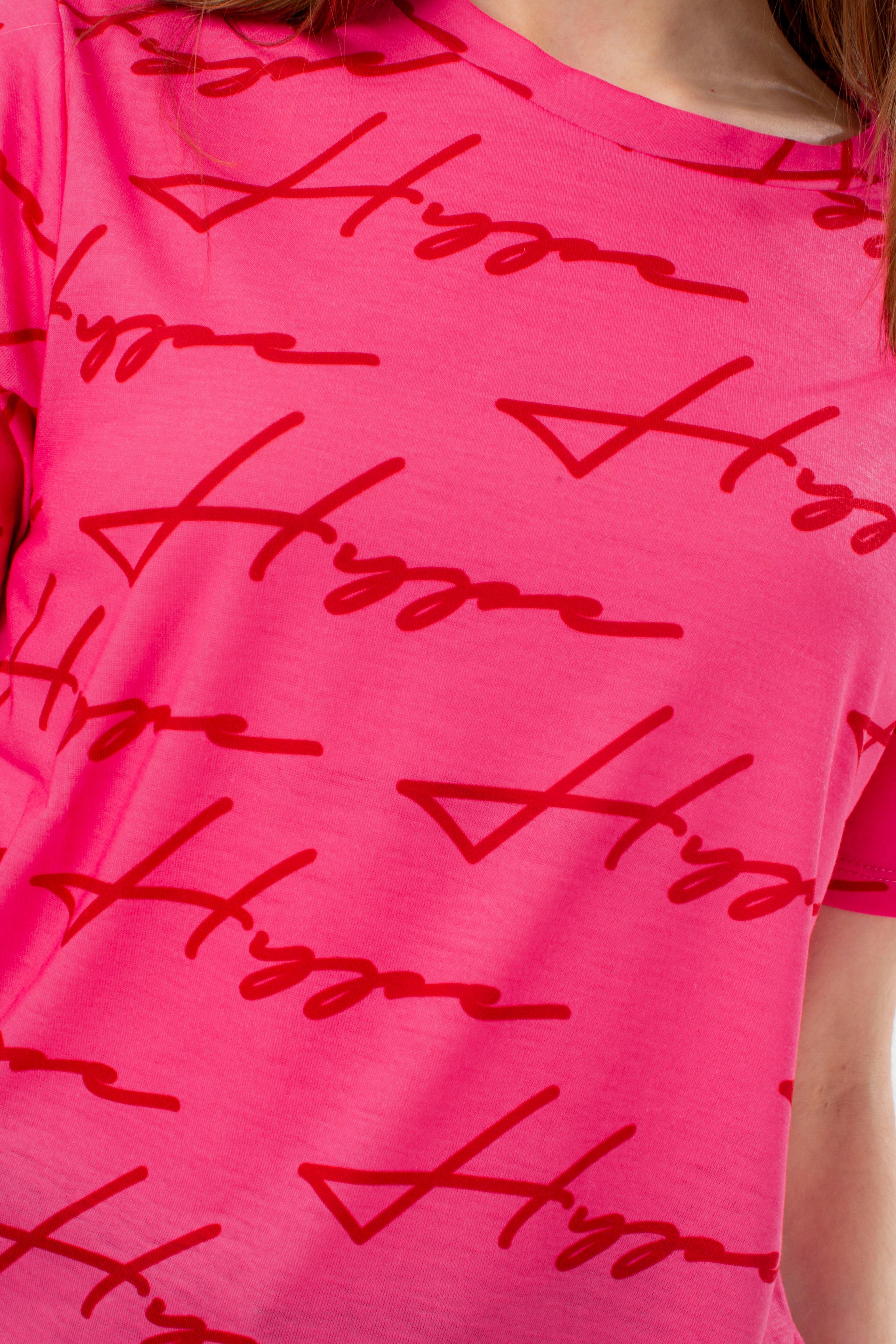 Alternate View 4 of HYPE GIRLS PINK TRACK SCRIBBLE T-SHIRT
