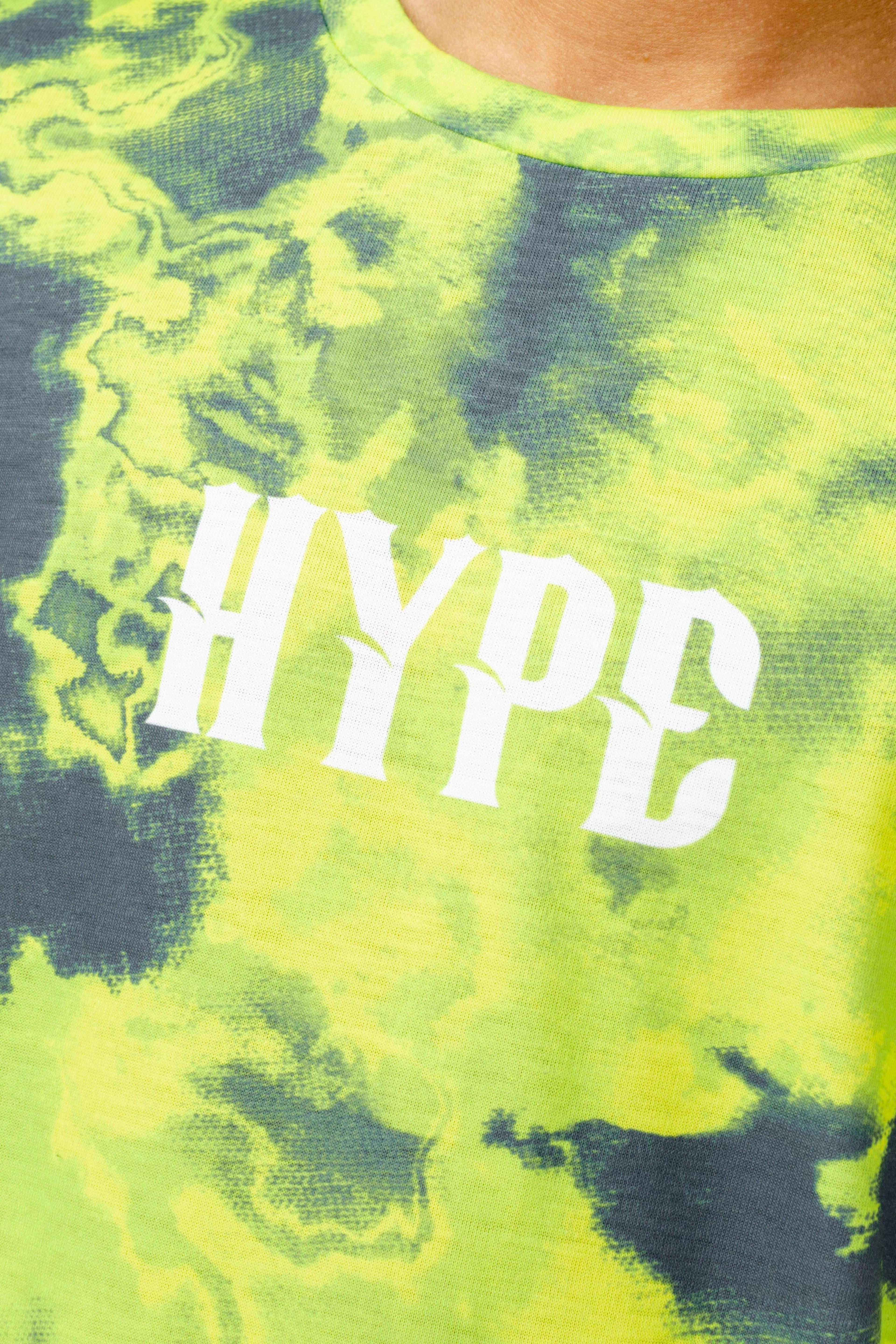 Alternate View 3 of HYPE BOYS LIME INK TIE DYE T-SHIRT