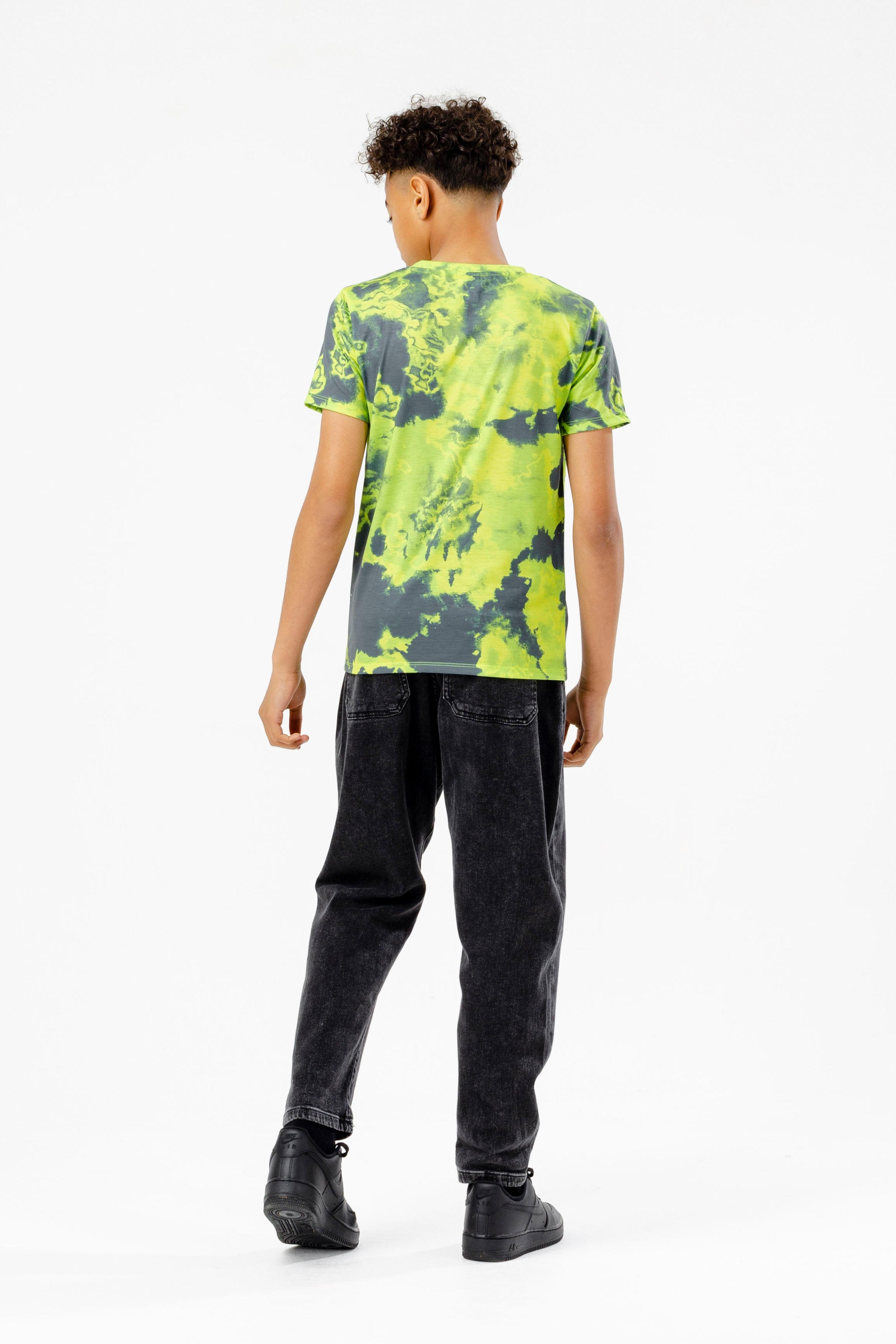 Alternate View 2 of HYPE BOYS LIME INK TIE DYE T-SHIRT