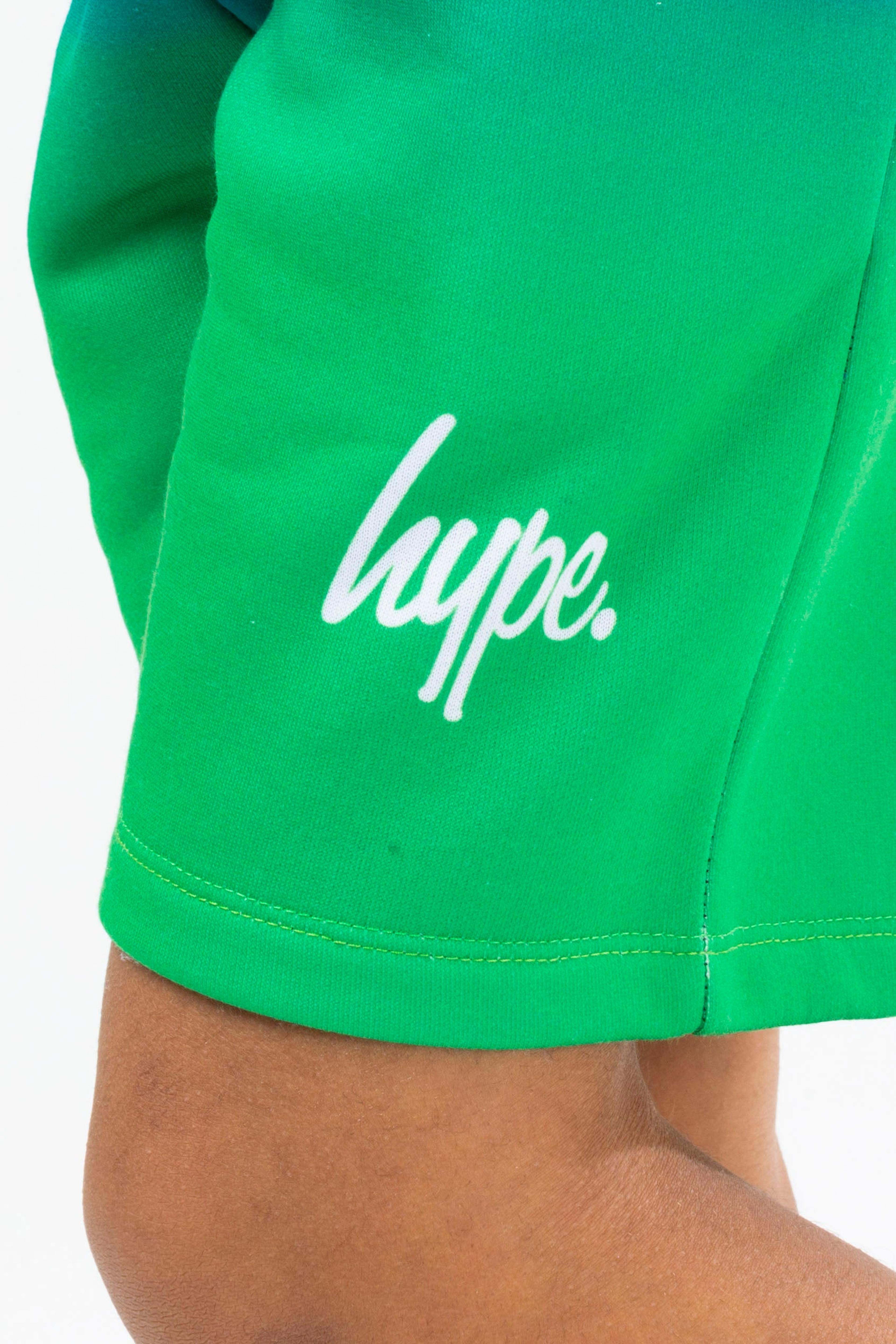Alternate View 2 of HYPE BOYS GREEN LIME SCRIPT SHORTS