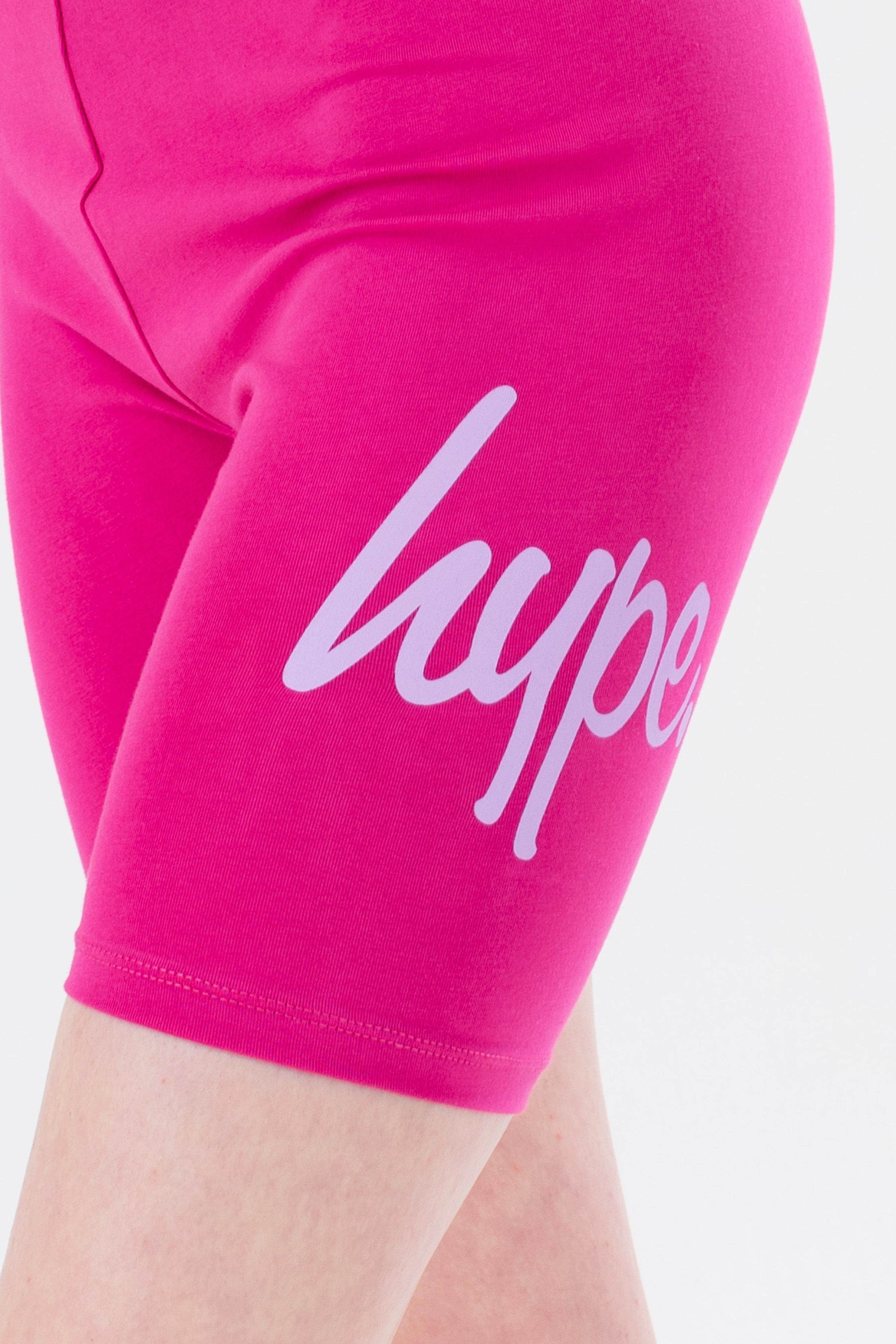 Alternate View 2 of HYPE GIRLS BERRY SCRIPT CYCLING SHORTS
