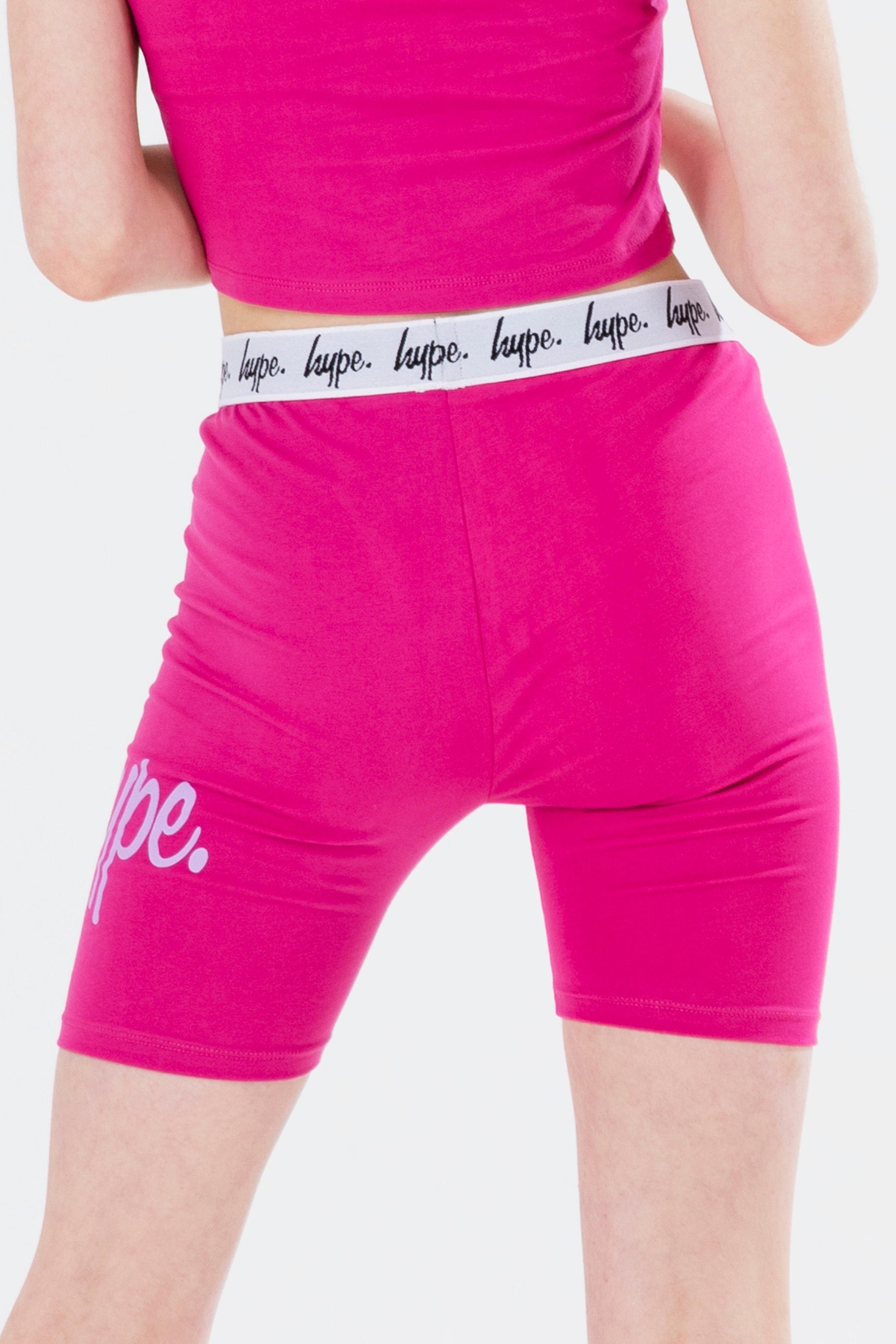 Alternate View 1 of HYPE GIRLS BERRY SCRIPT CYCLING SHORTS