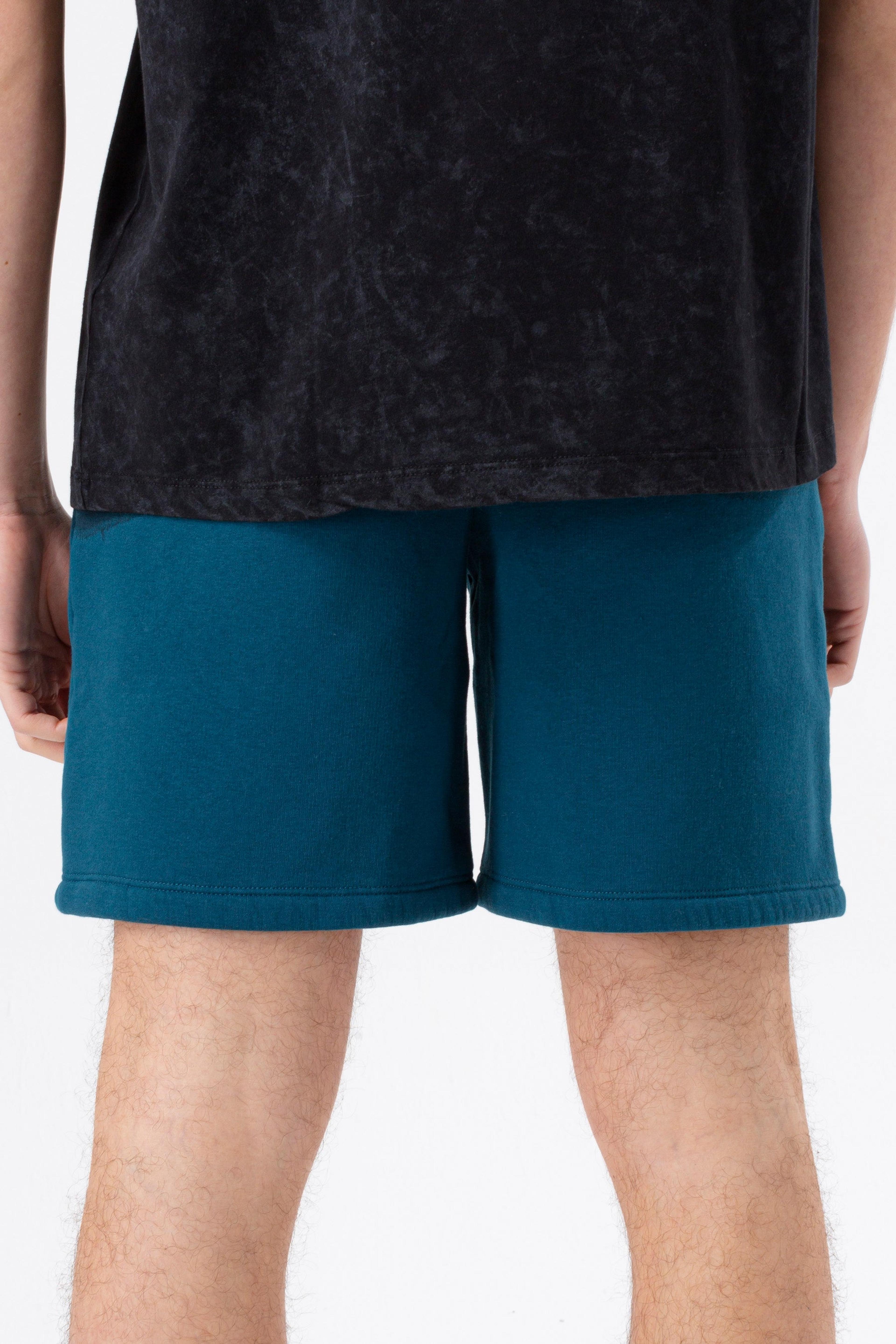 Alternate View 2 of HYPE MENS TEAL FADE SCRIBBLE SHORTS