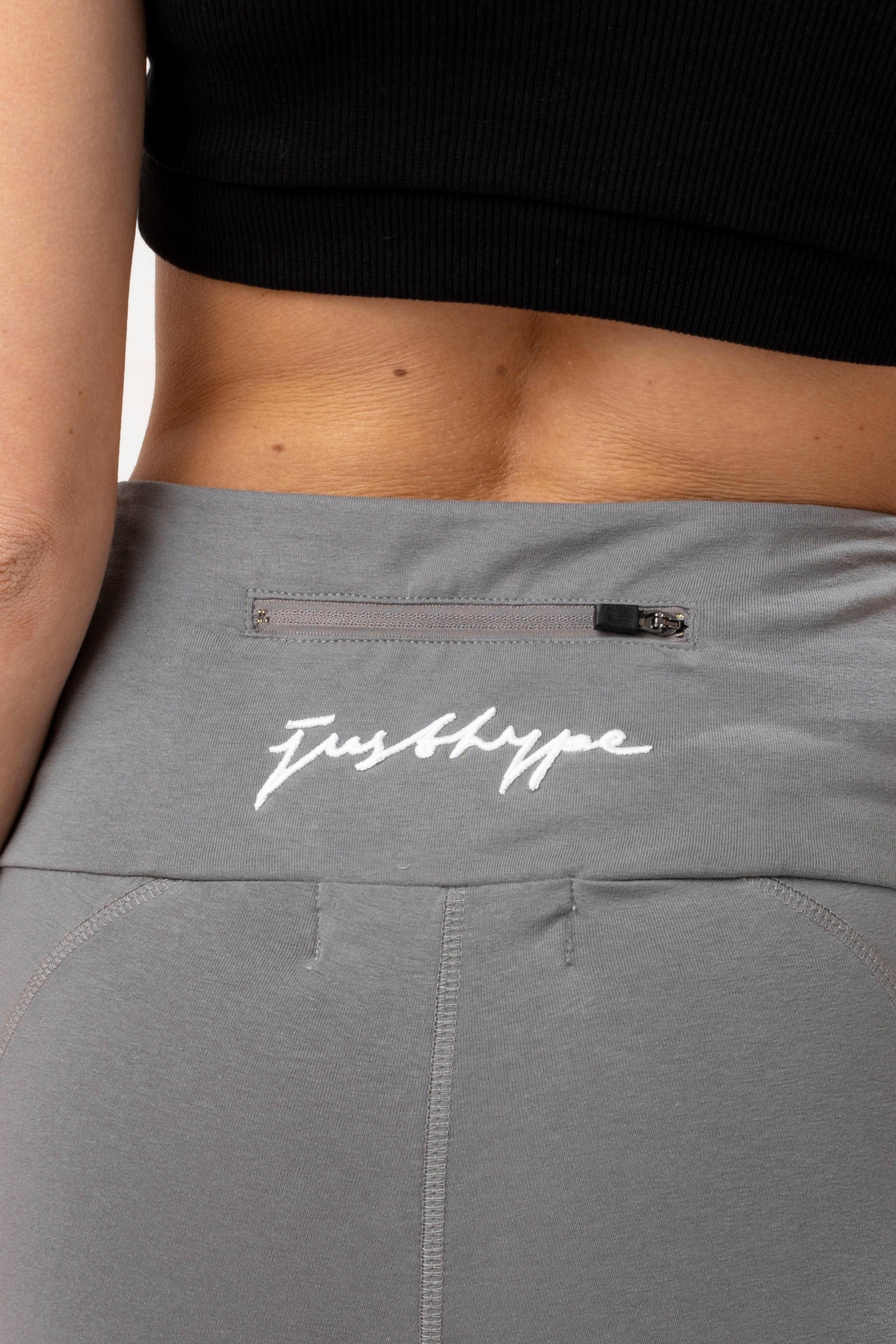 Alternate View 7 of HYPE WOMENS CHARCOAL ACTIVE SCRIBBLE LEGGINGS