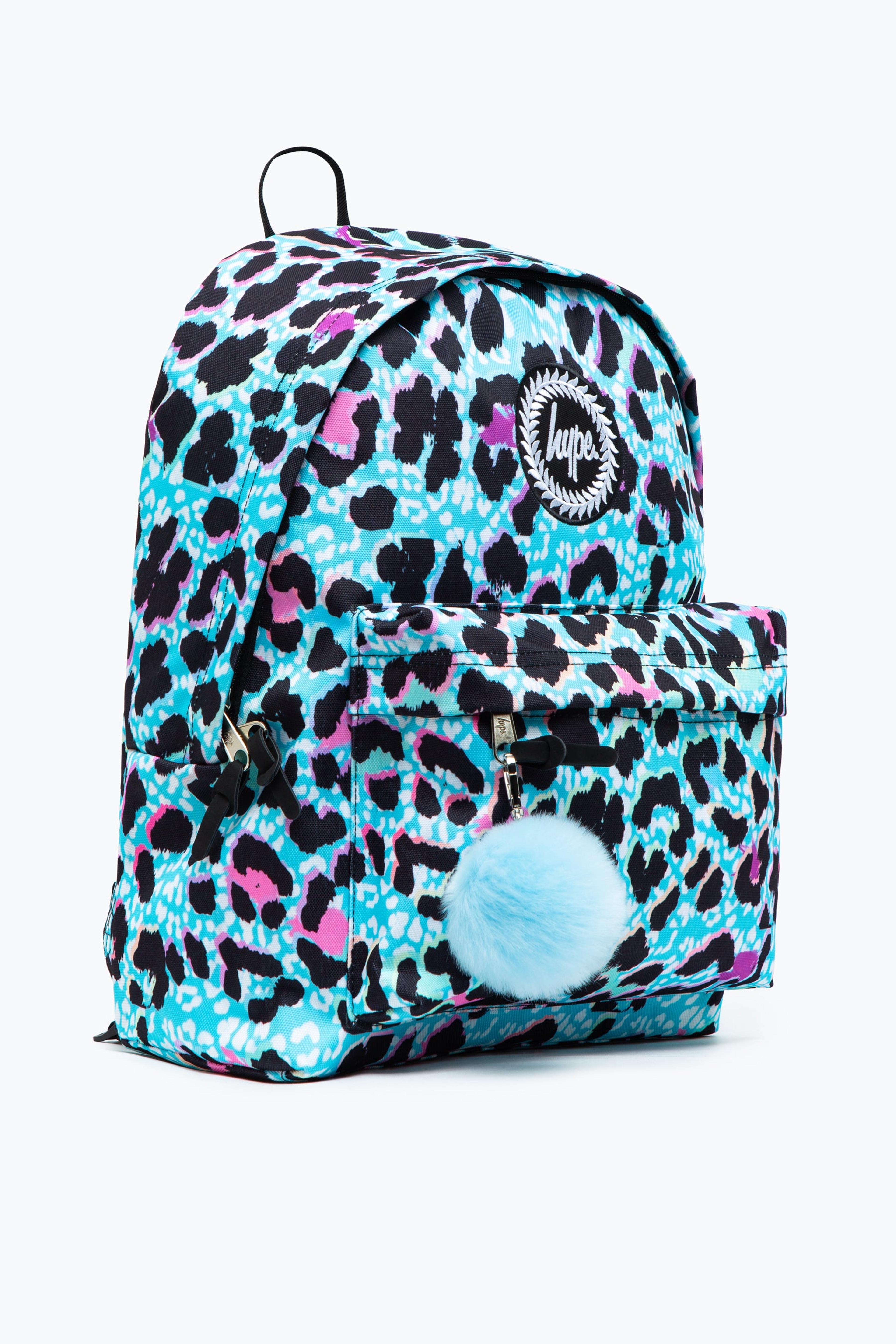 Alternate View 1 of HYPE UNISEX BLUE ICE LEOPARD CREST BACKPACK
