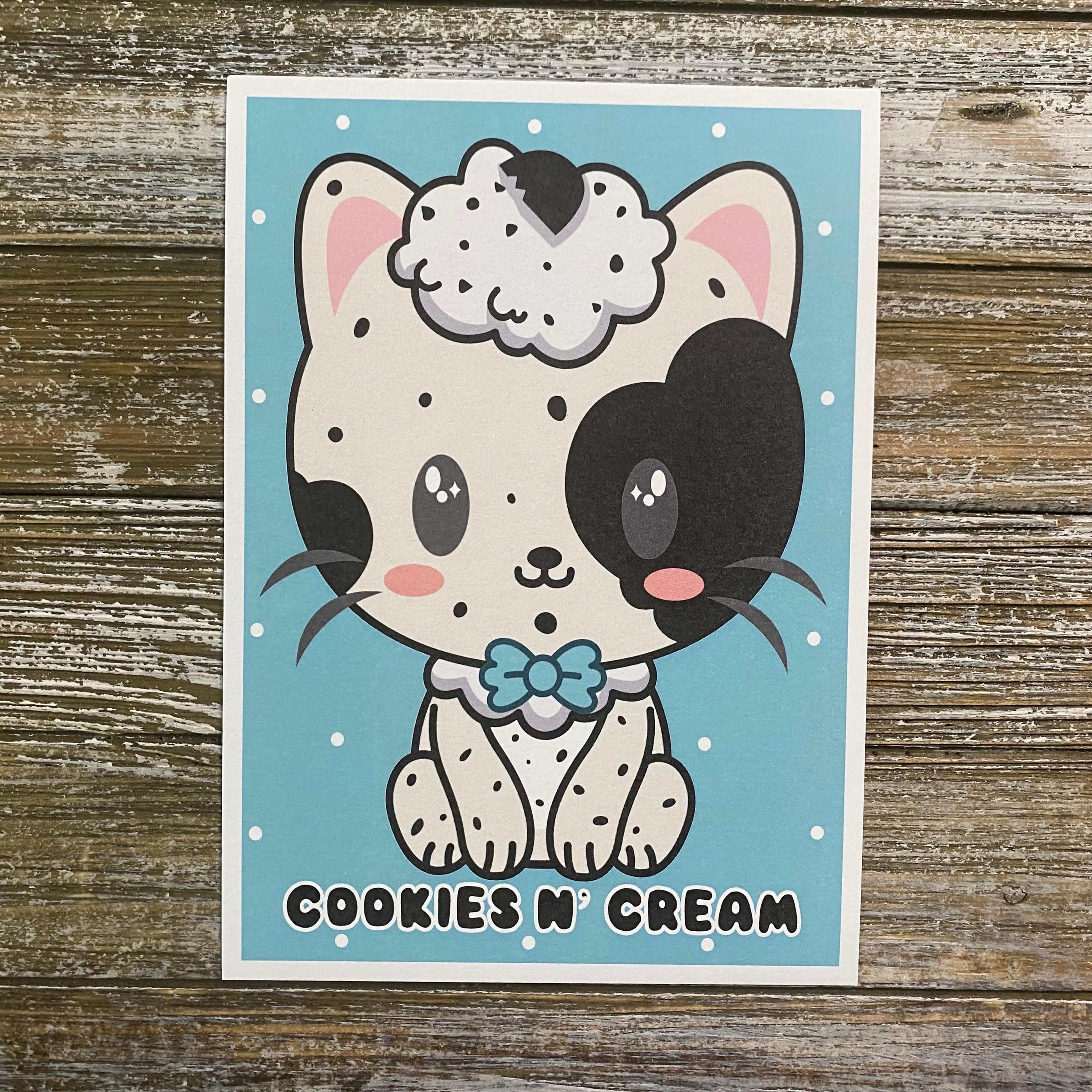 Cookies N' Cream Oliver Hamimo 5x7 Art Print