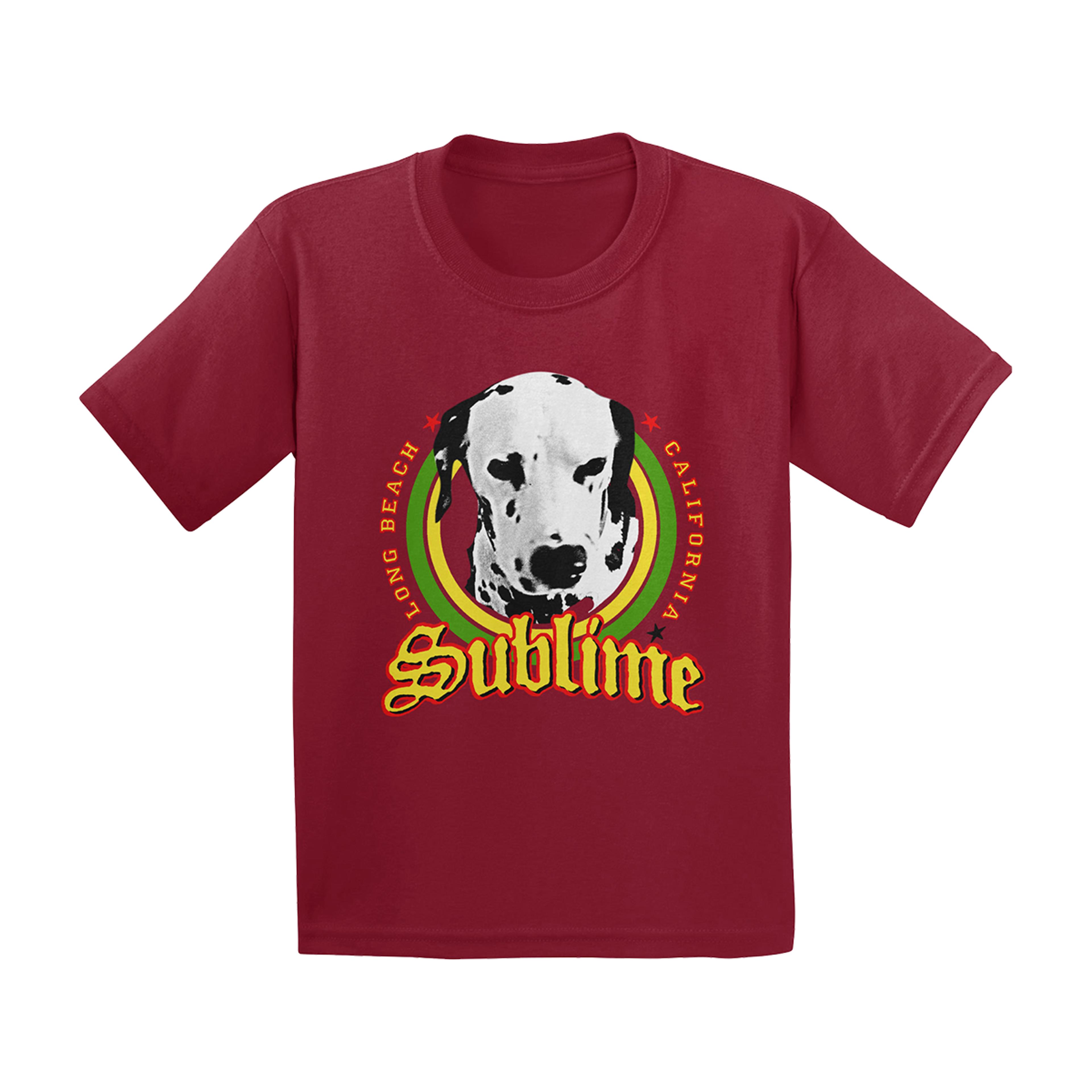 Lou Dog Burgundy Youth Tee