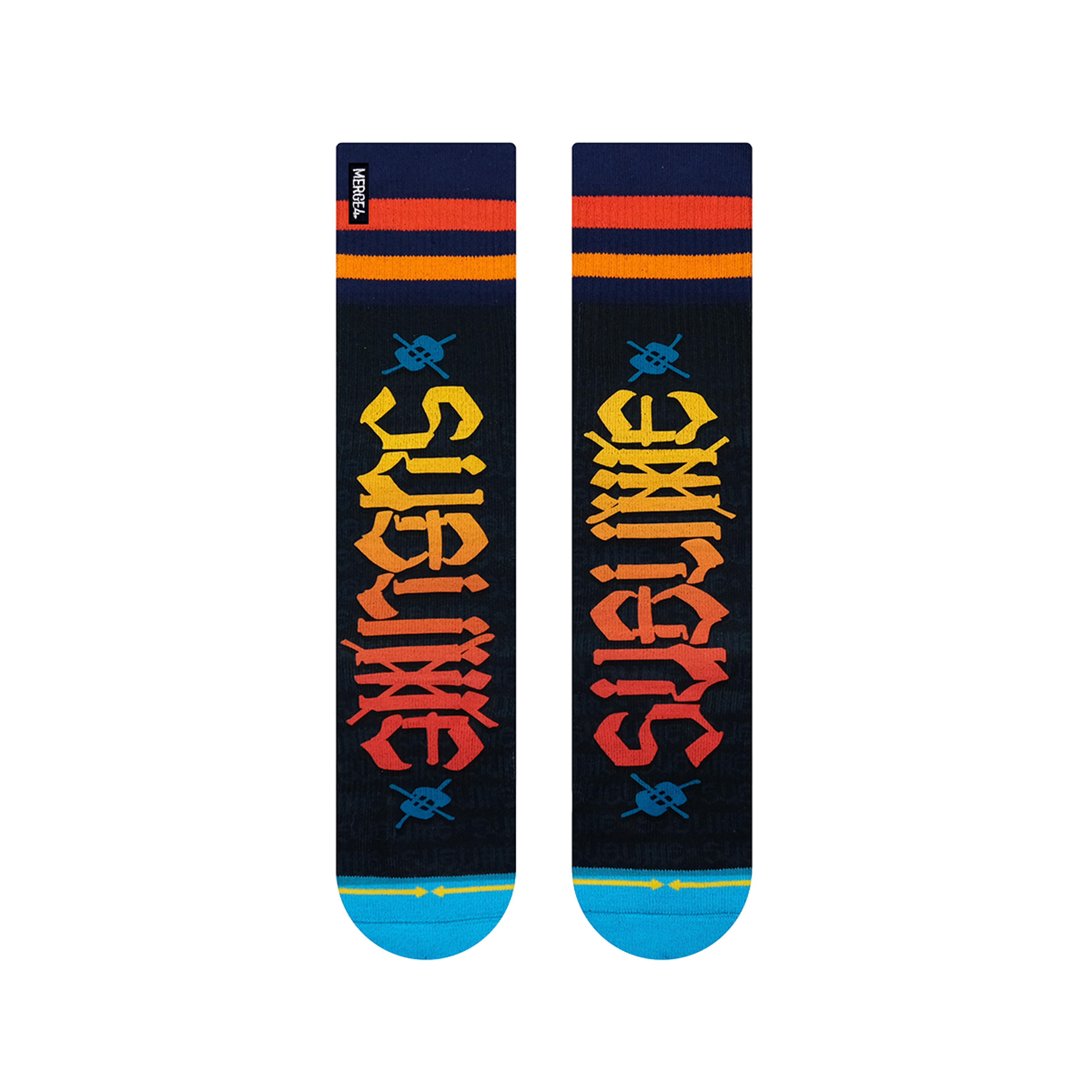 Sublime x Chaz Socks - Blue / Orange