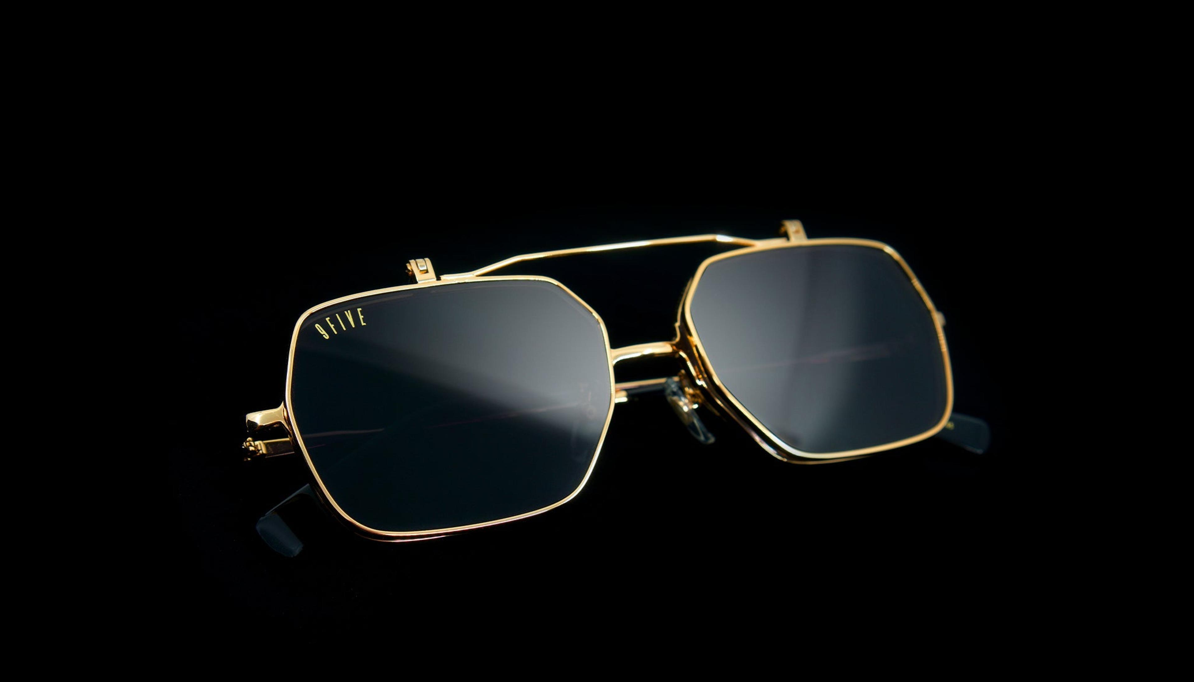 NTWRK - 9FIVE Clarity 24K Gold Flip-Up Sunglasses Rx