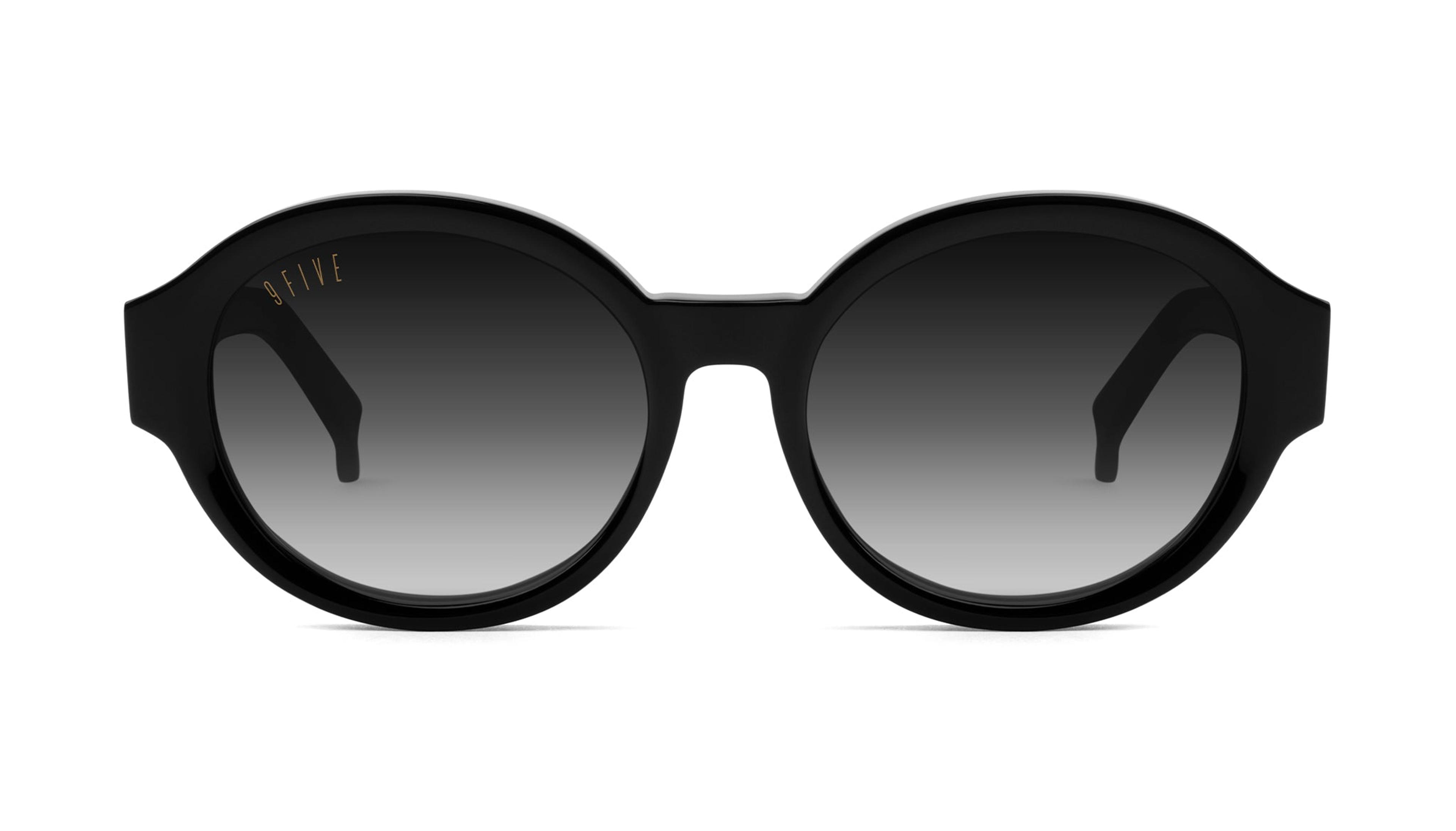 Alternate View 1 of 9FIVE Drips Black & 24K Gold - Gradient Sunglasses