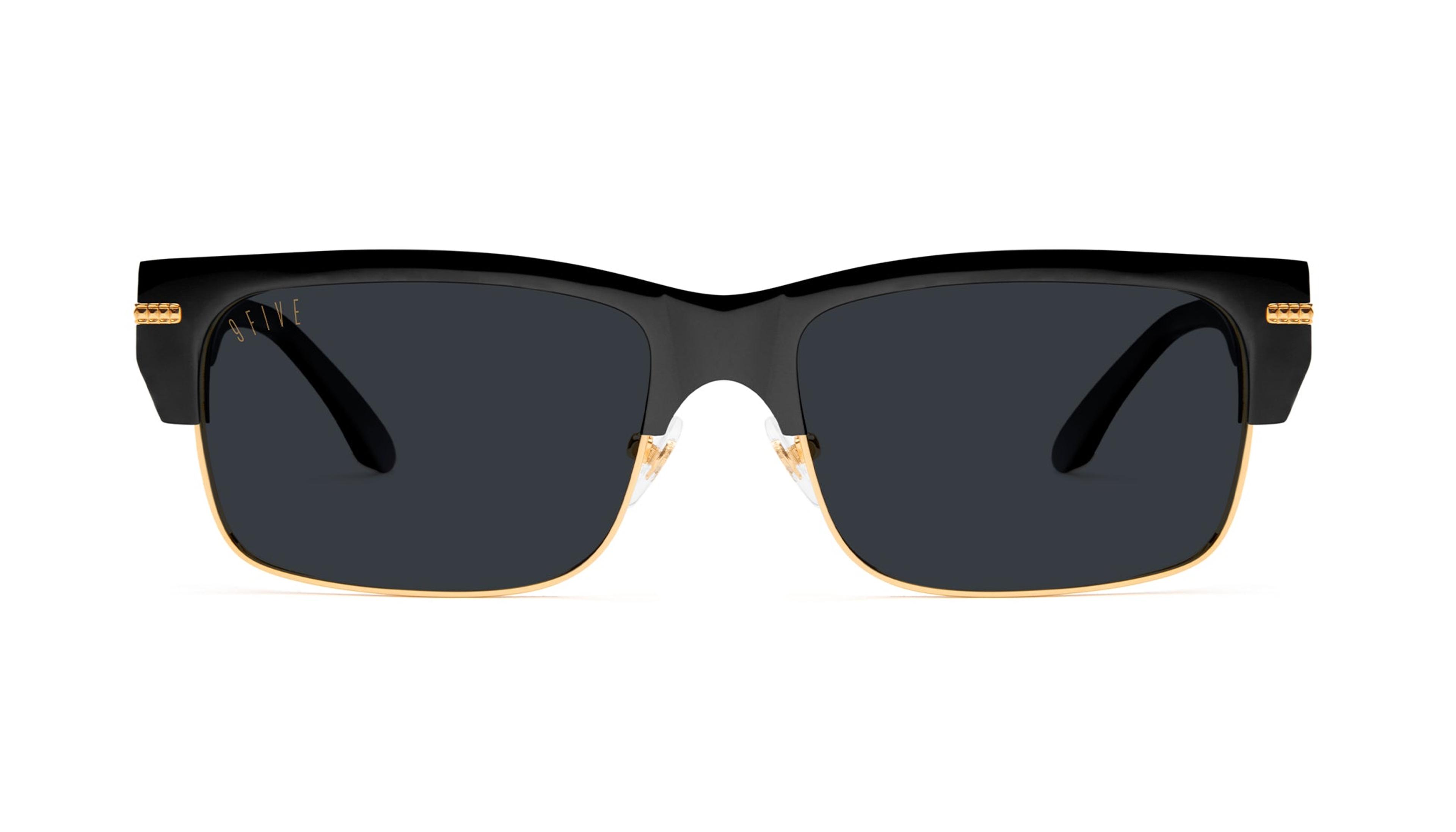 NTWRK - 9FIVE Greens LX Black & 24K Gold Sunglasses Rx