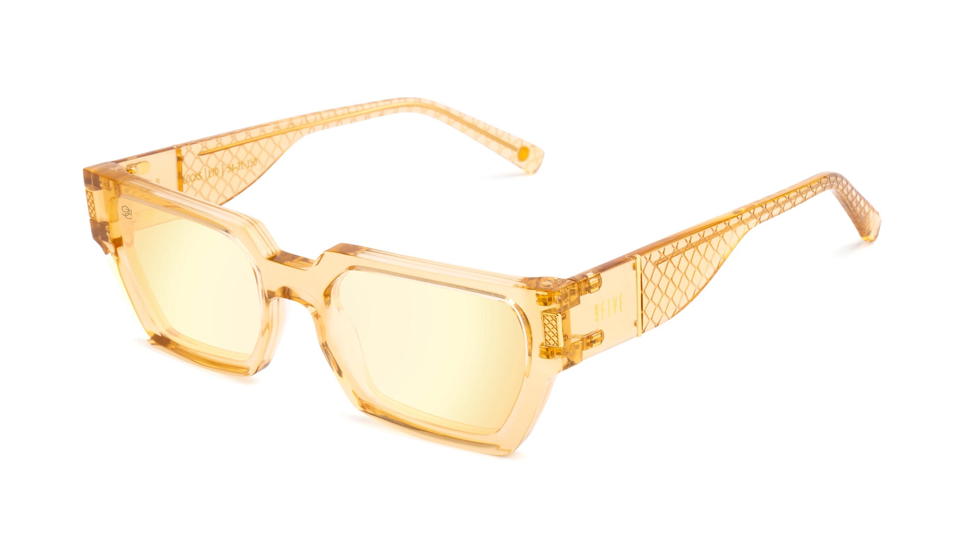 NTWRK - 9FIVE Locks Black & 24K Gold Sunglasses