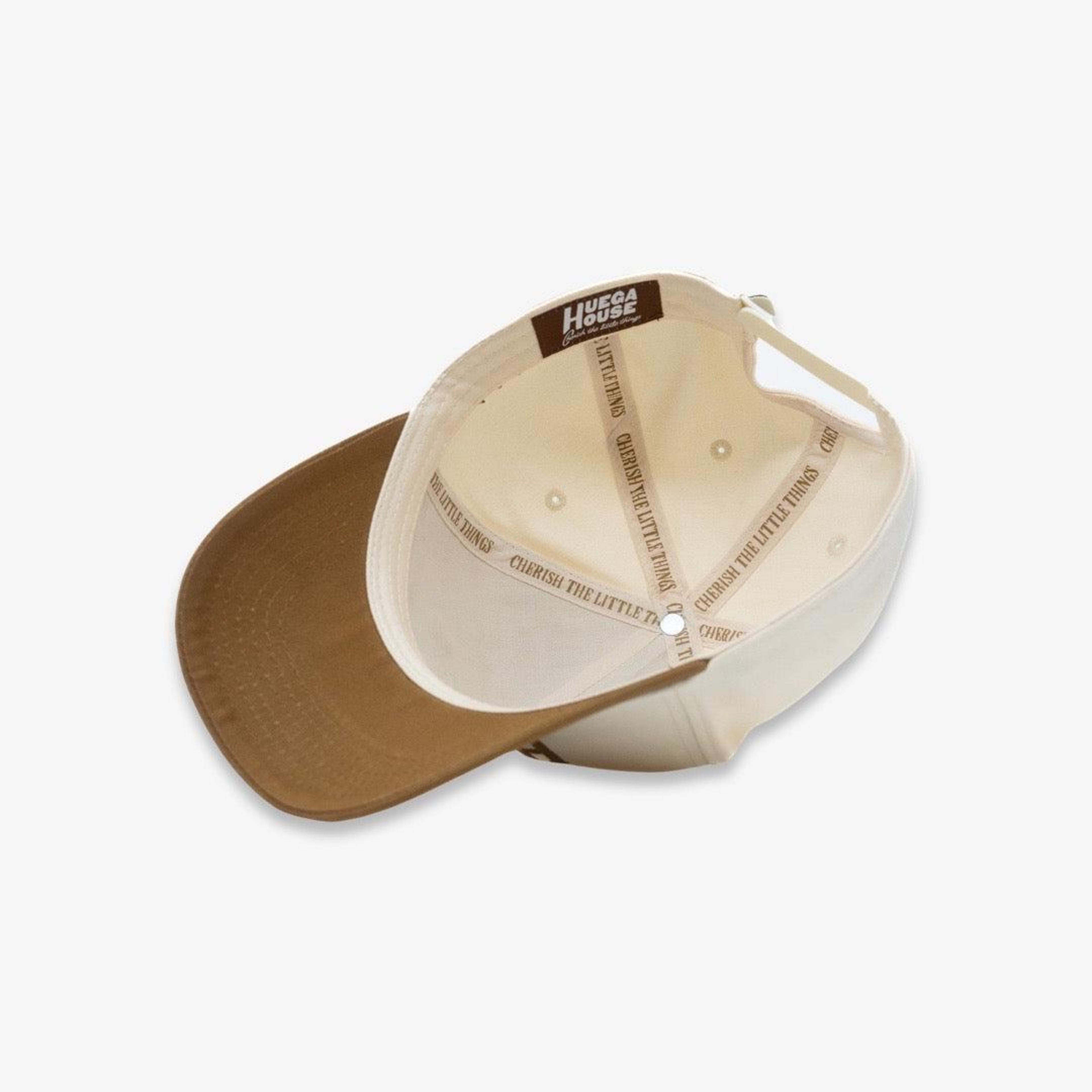 Alternate View 3 of Huega House 'Saddleback' 2-Tone 5-Panel Snapback Hat Off-White /