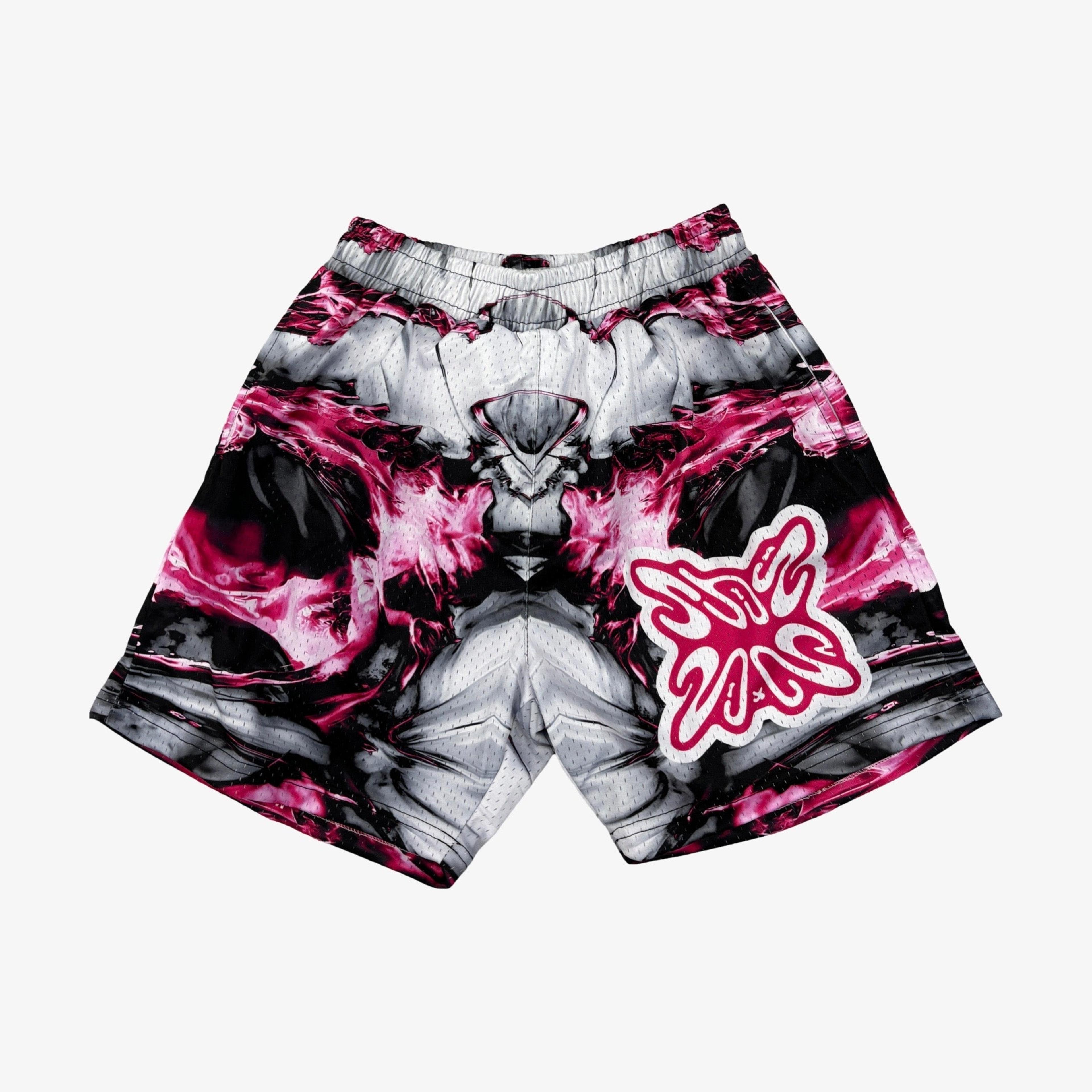 Stainbandz V3 Mesh Shorts 'SB Studios Multi-Color' Pink / Black