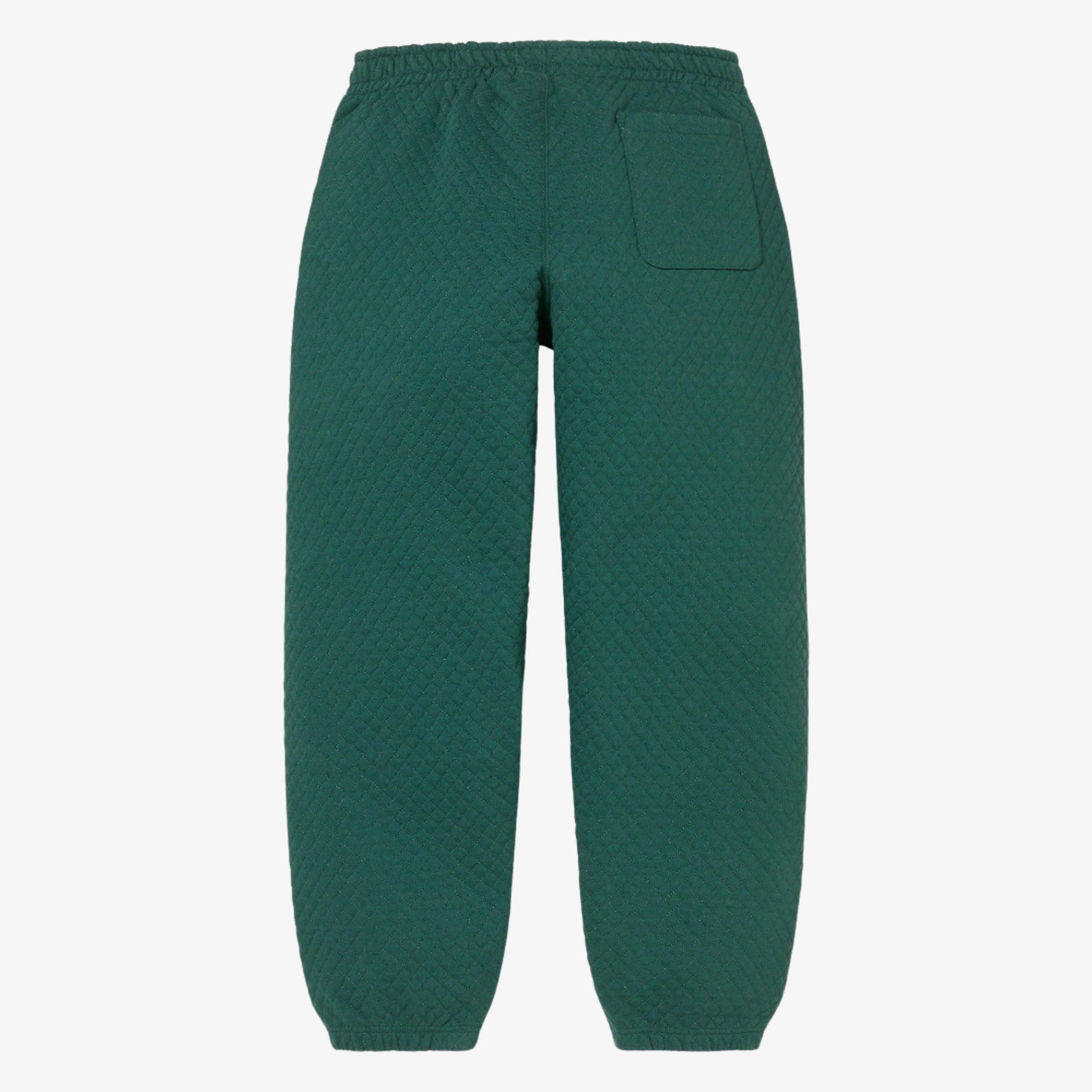 Alternate View 1 of Supreme Sweatpant 'Micro Quilted' Dark Pine SS23