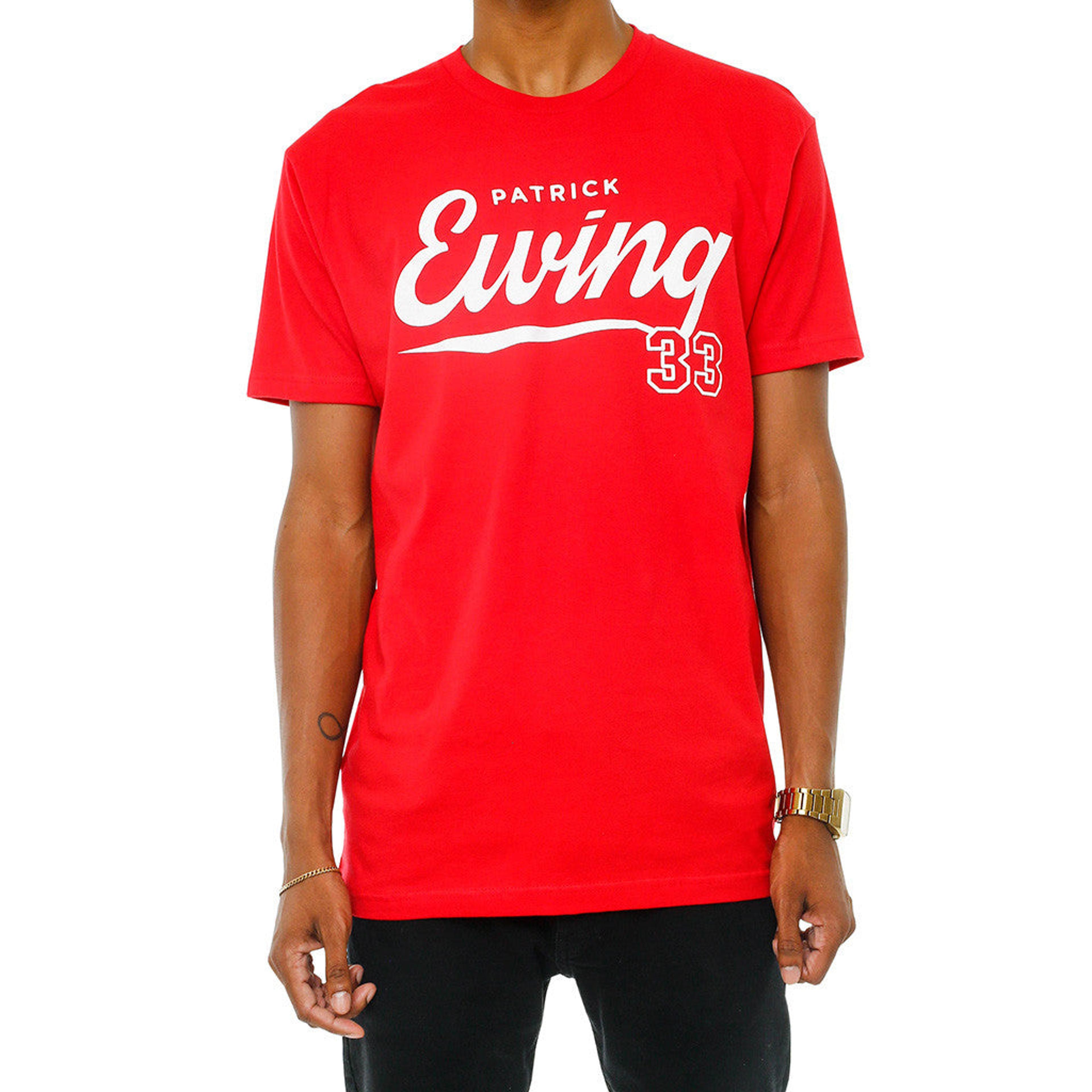 Alternate View 1 of Ewing Athletics Script Red T-Shirt