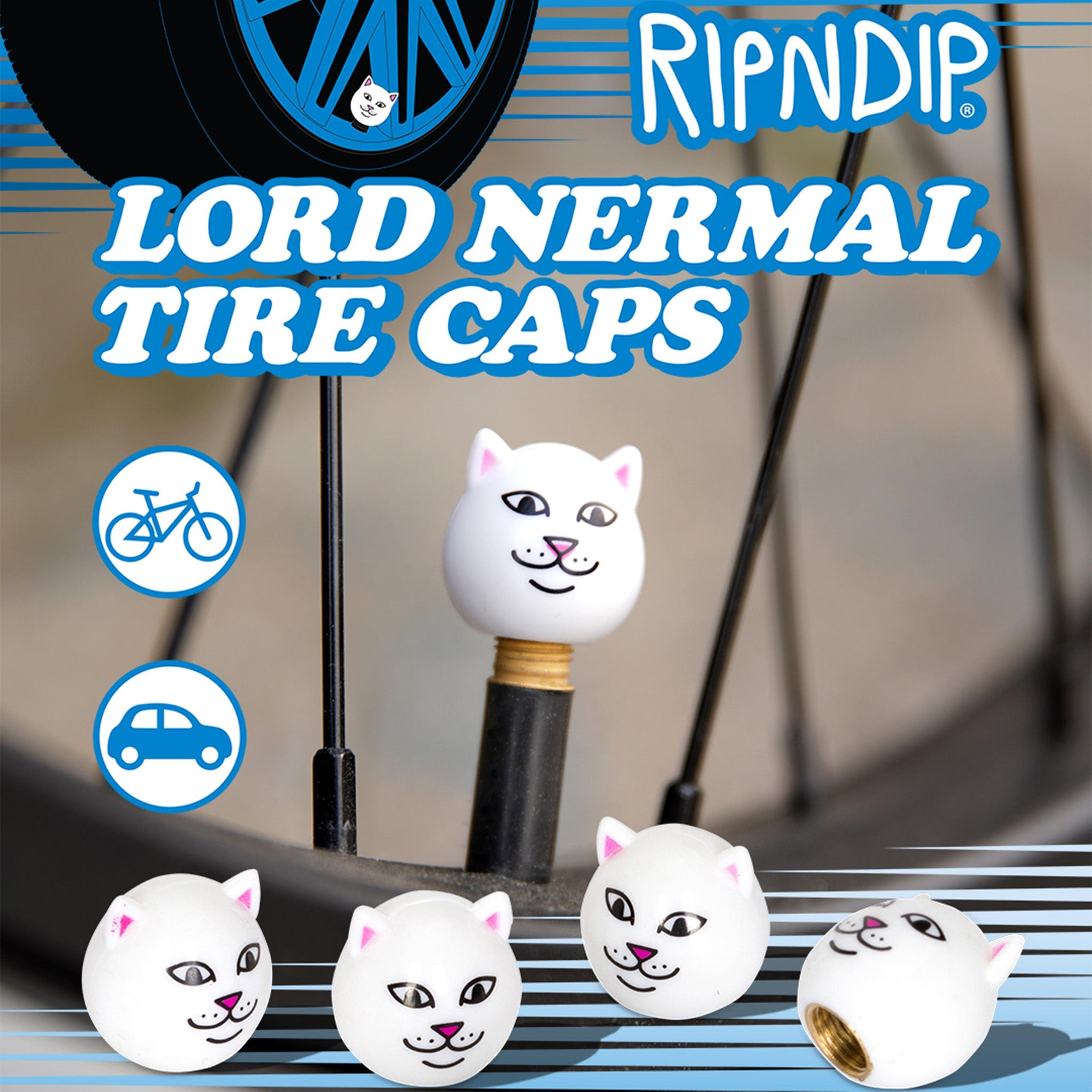 Alternate View 1 of Lord Nermal Tire Caps (White)