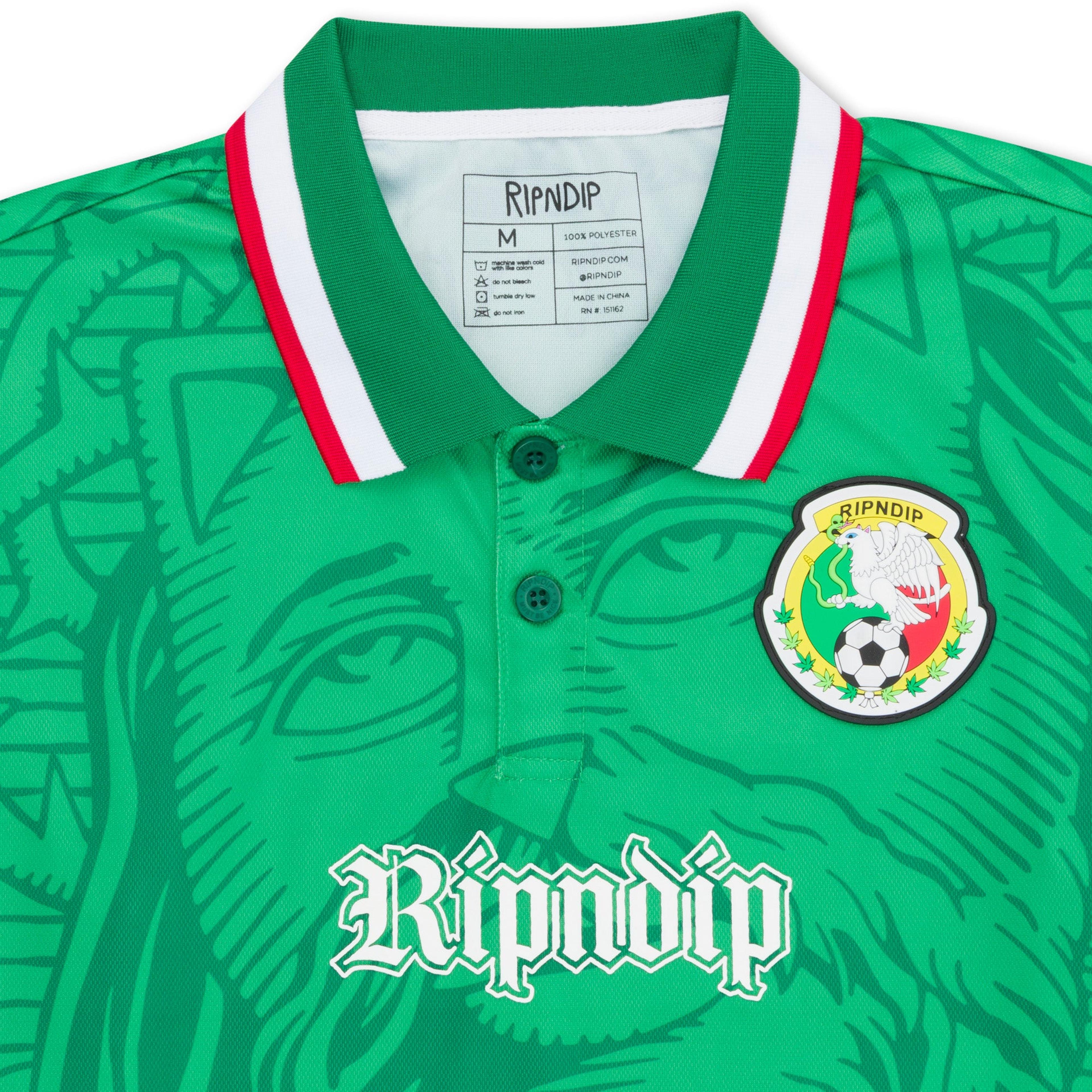 Alternate View 2 of Ripndip MX Soccer Jersey (Green)
