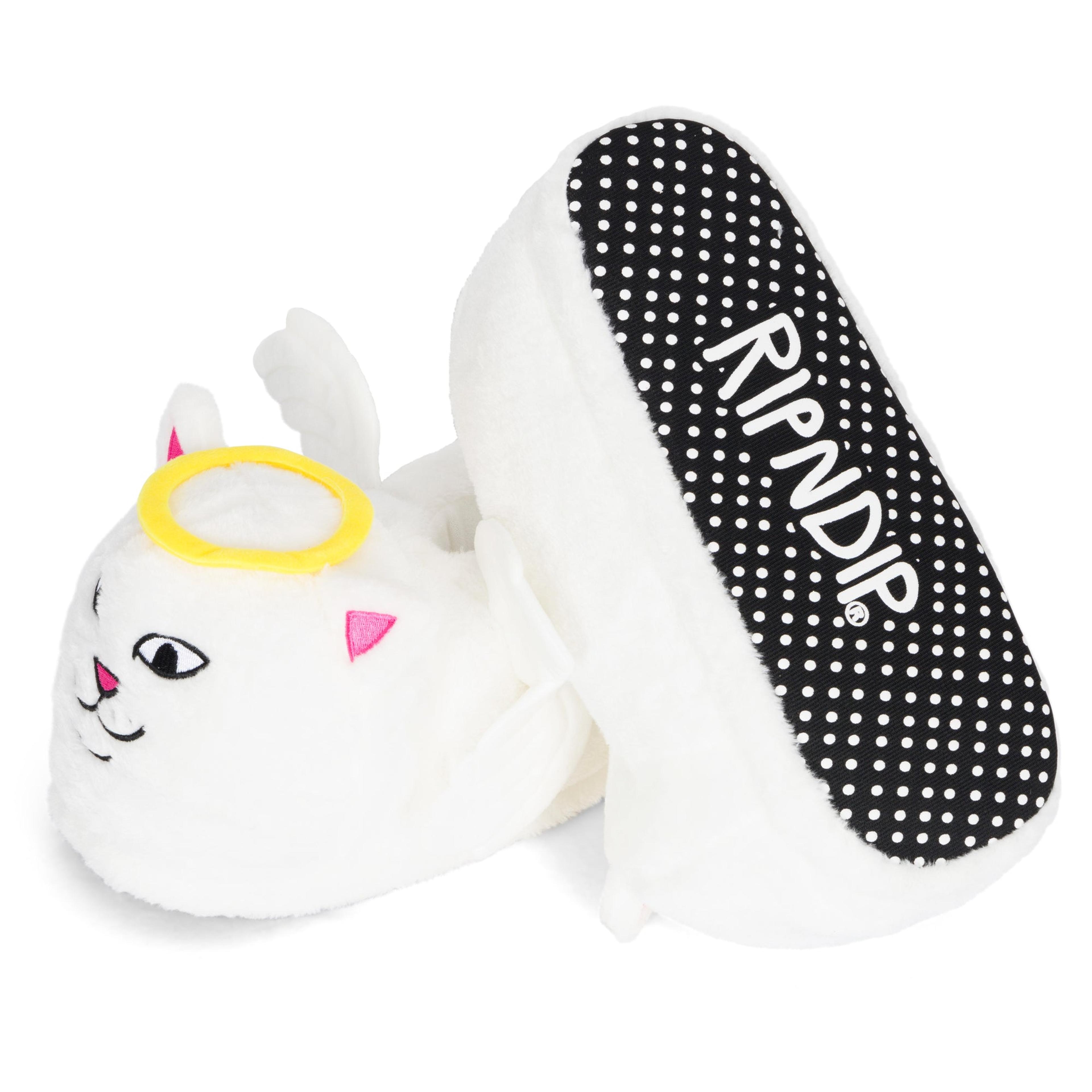 Alternate View 2 of Lord Angel Plush Slippers (White)