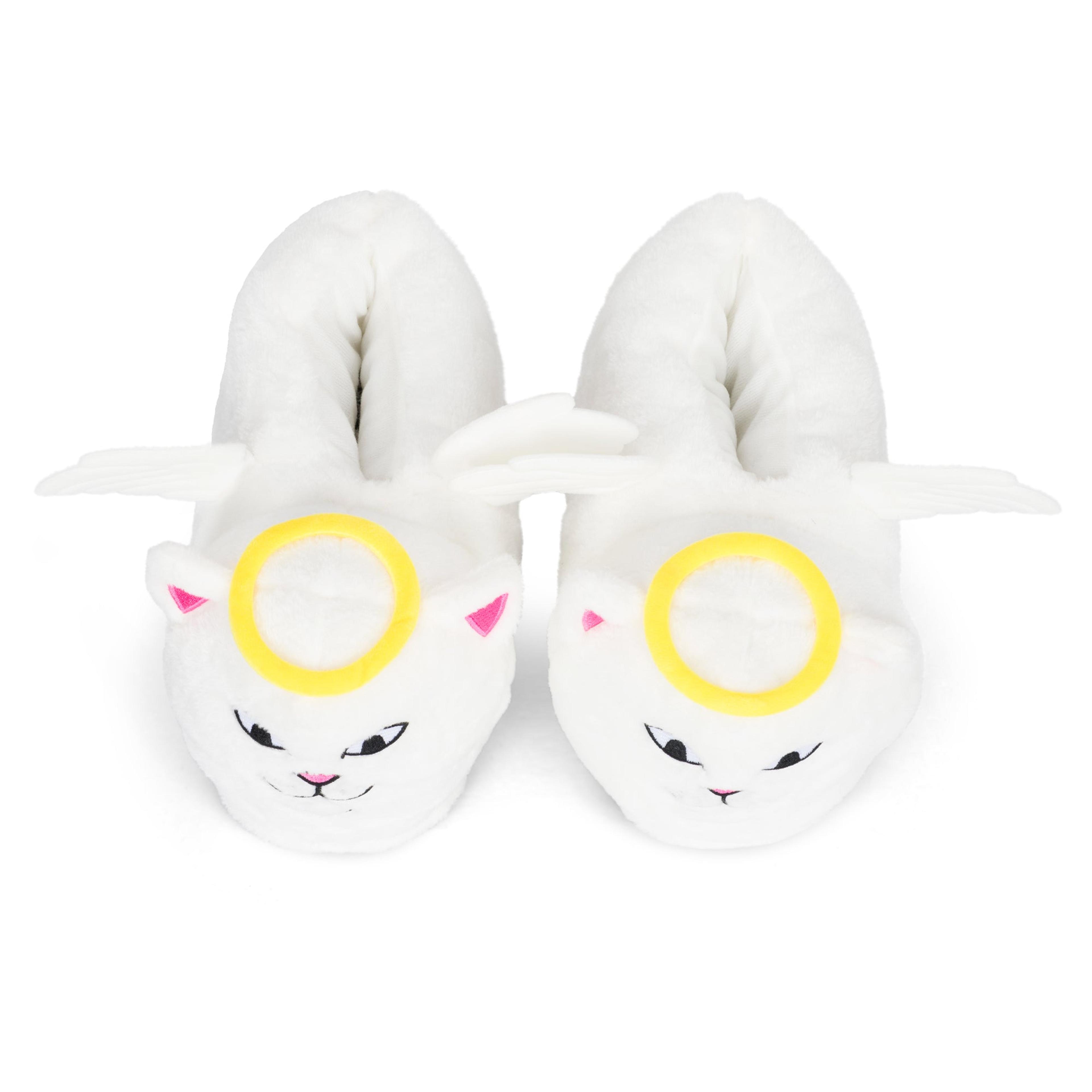 Alternate View 3 of Lord Angel Plush Slippers (White)