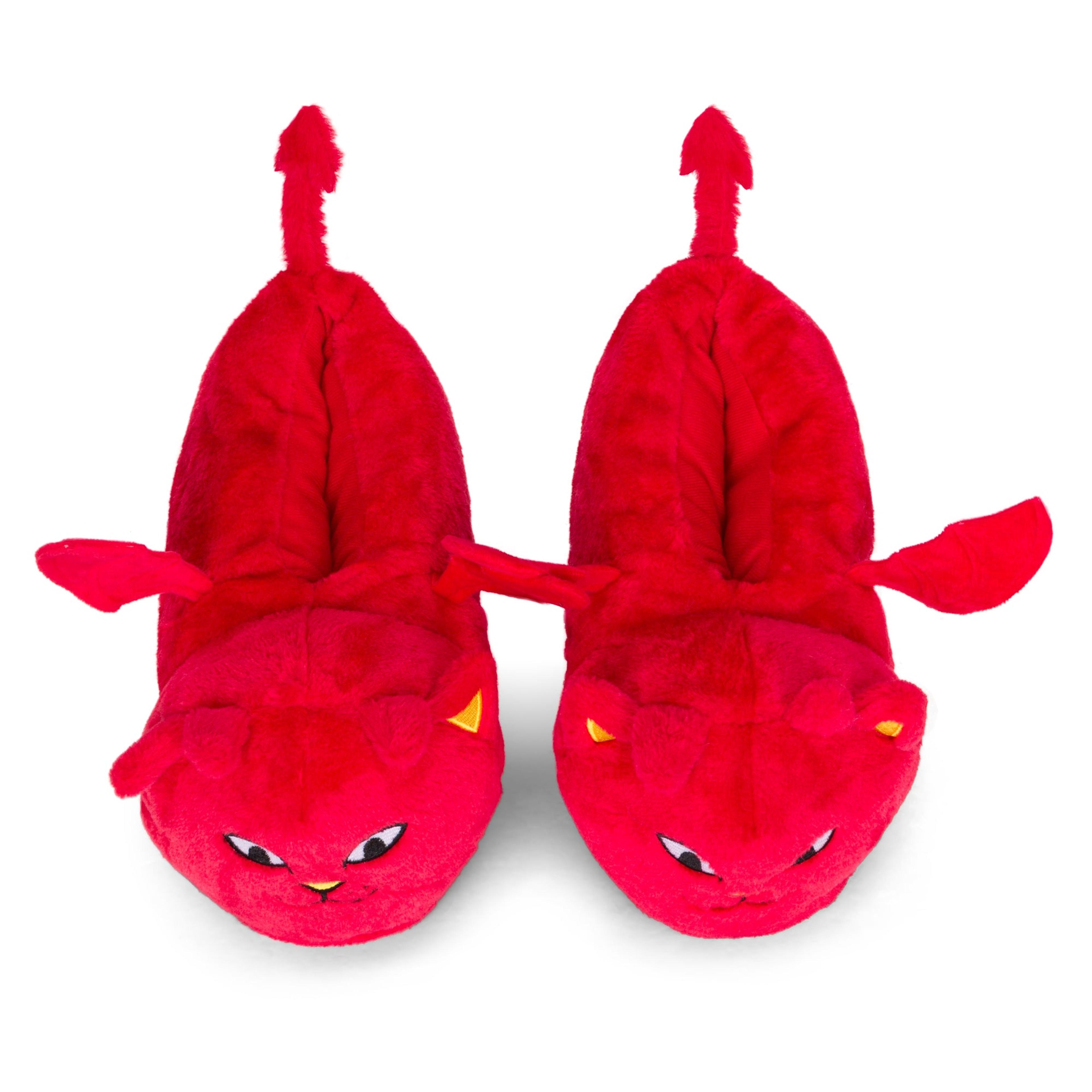 Alternate View 4 of Lord Devil Plush Slippers (Red)