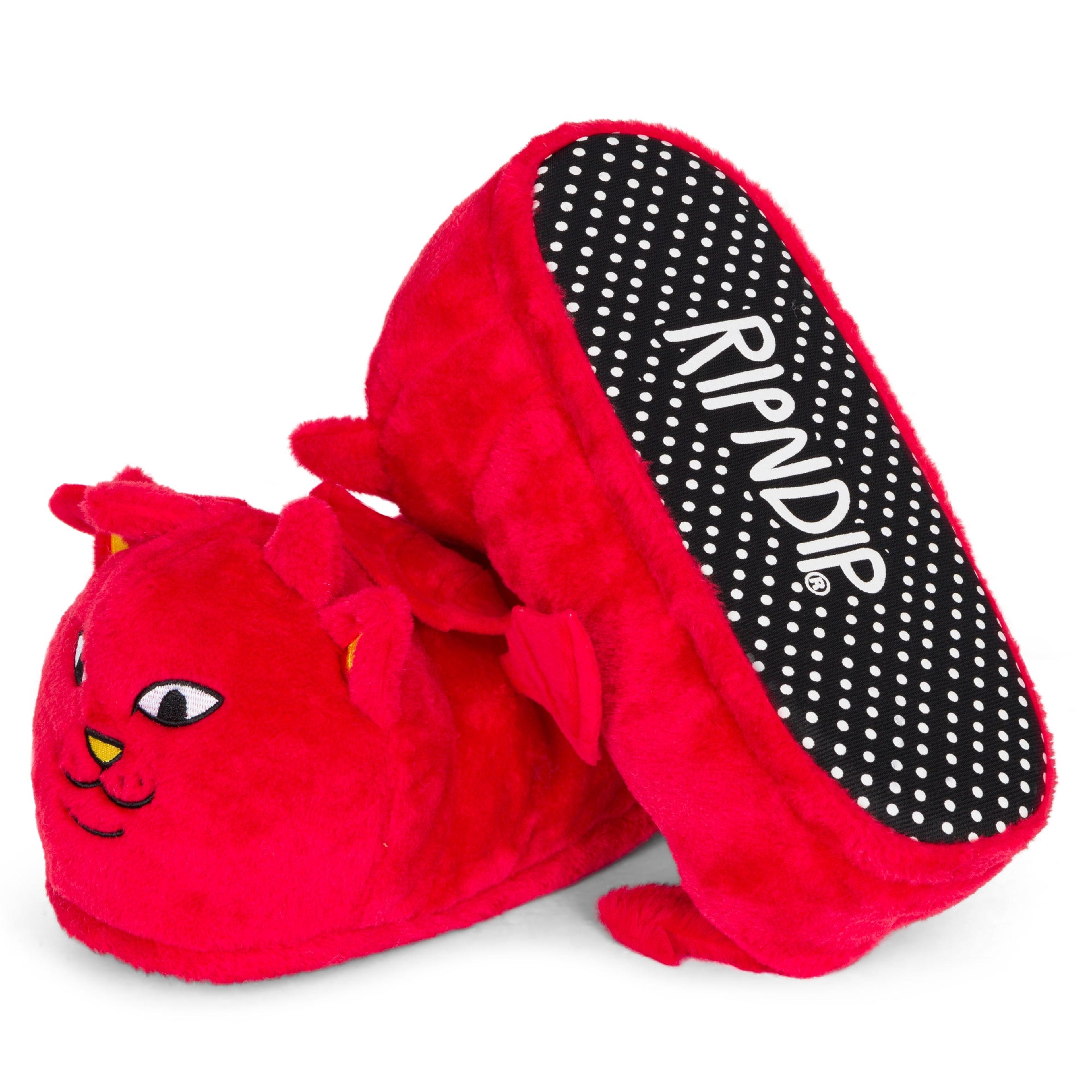 Alternate View 3 of Lord Devil Plush Slippers (Red)