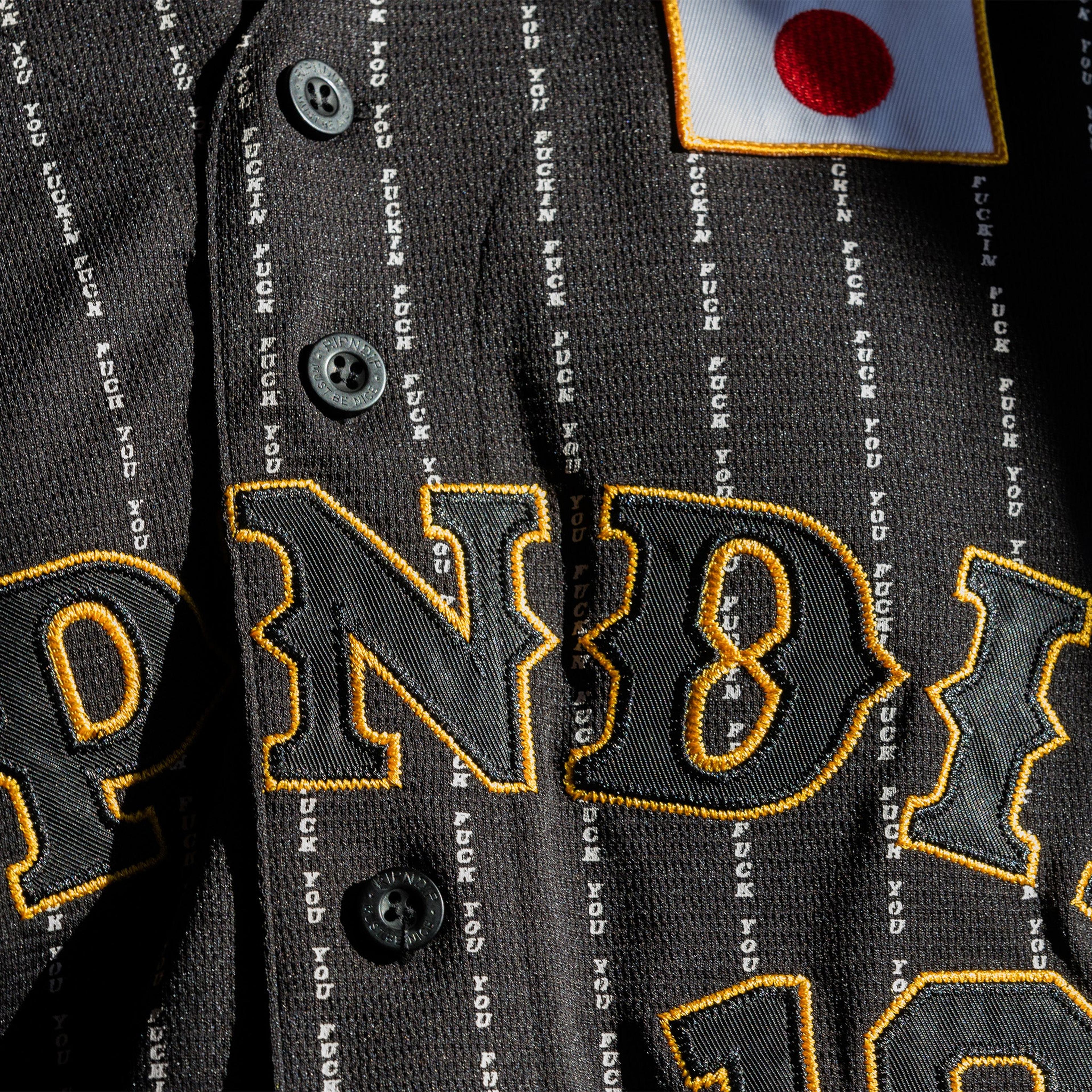 Alternate View 4 of Ripndip JPN Baseball Jersey (Black)