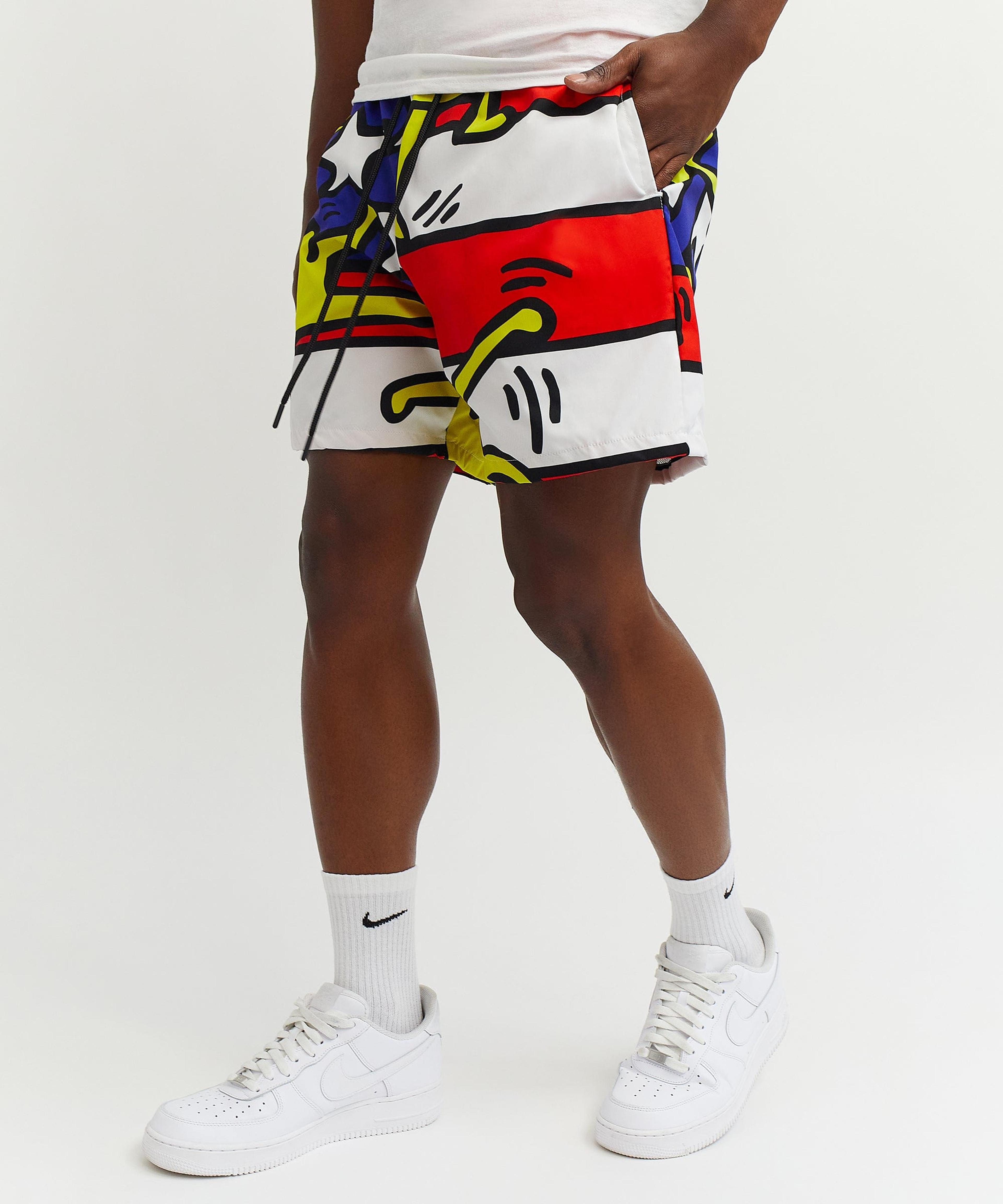 Alternate View 3 of Keith Haring American Flag Shorts