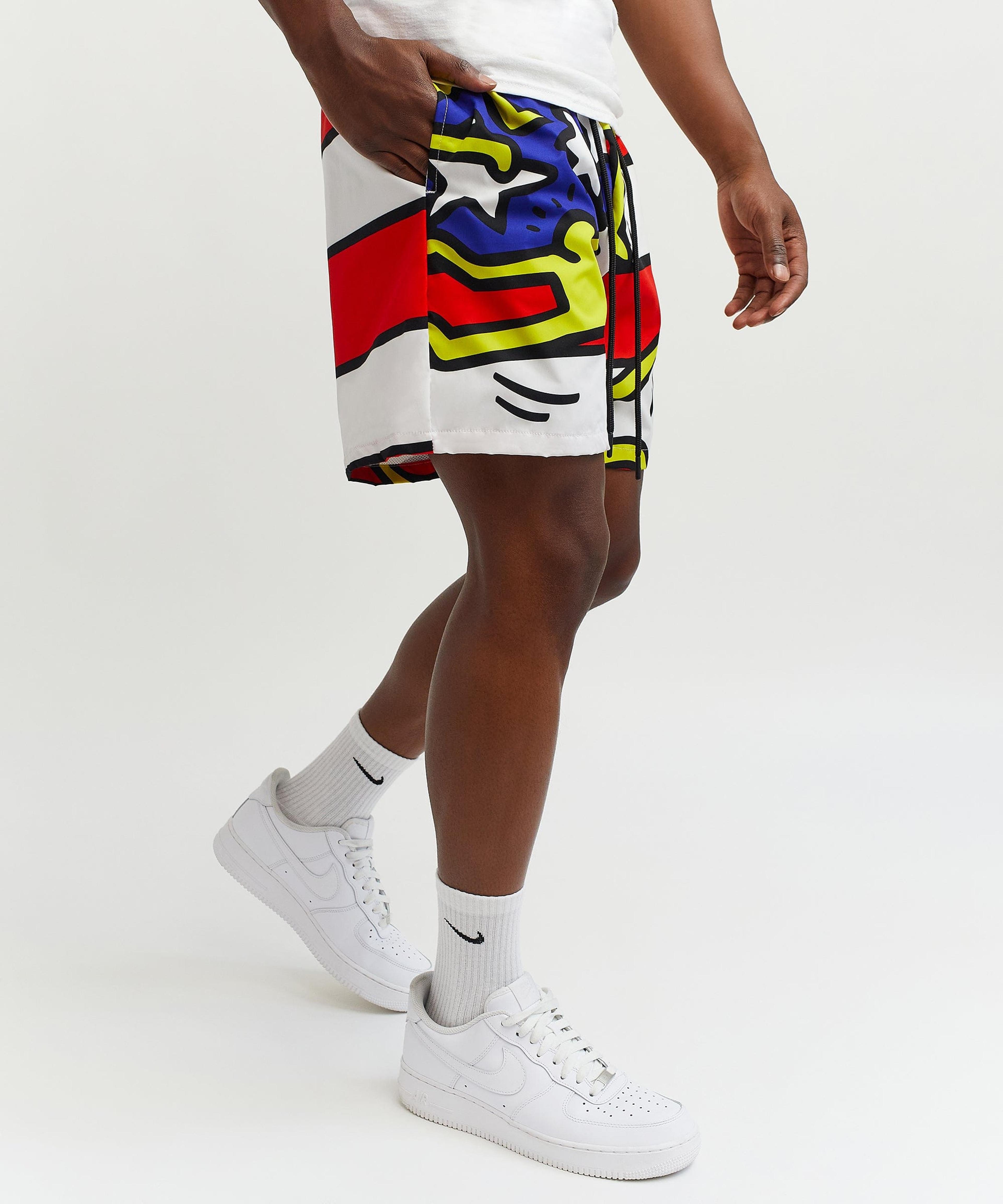 Alternate View 1 of Keith Haring American Flag Shorts