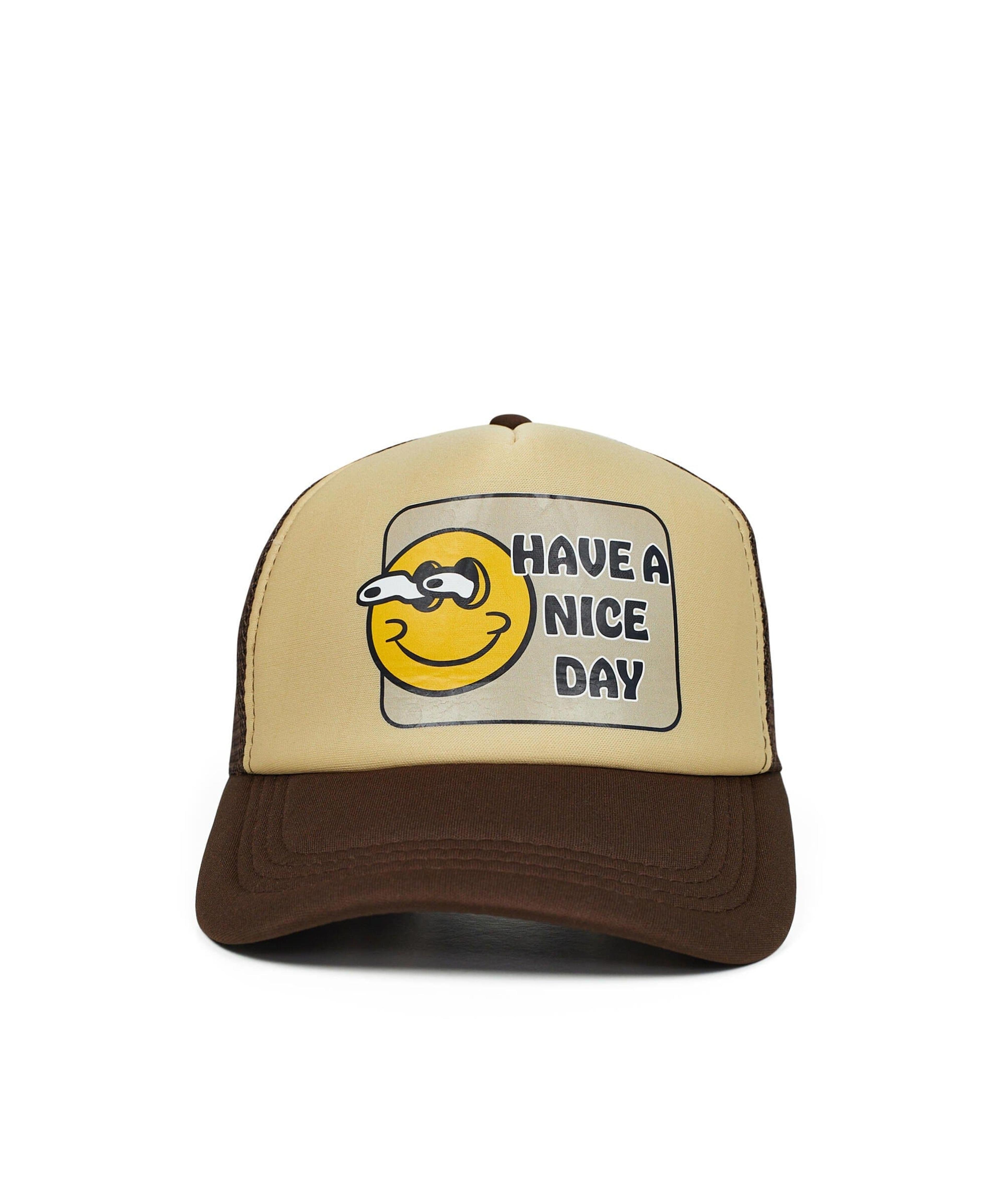 Have A Nice Day Cap - Brown