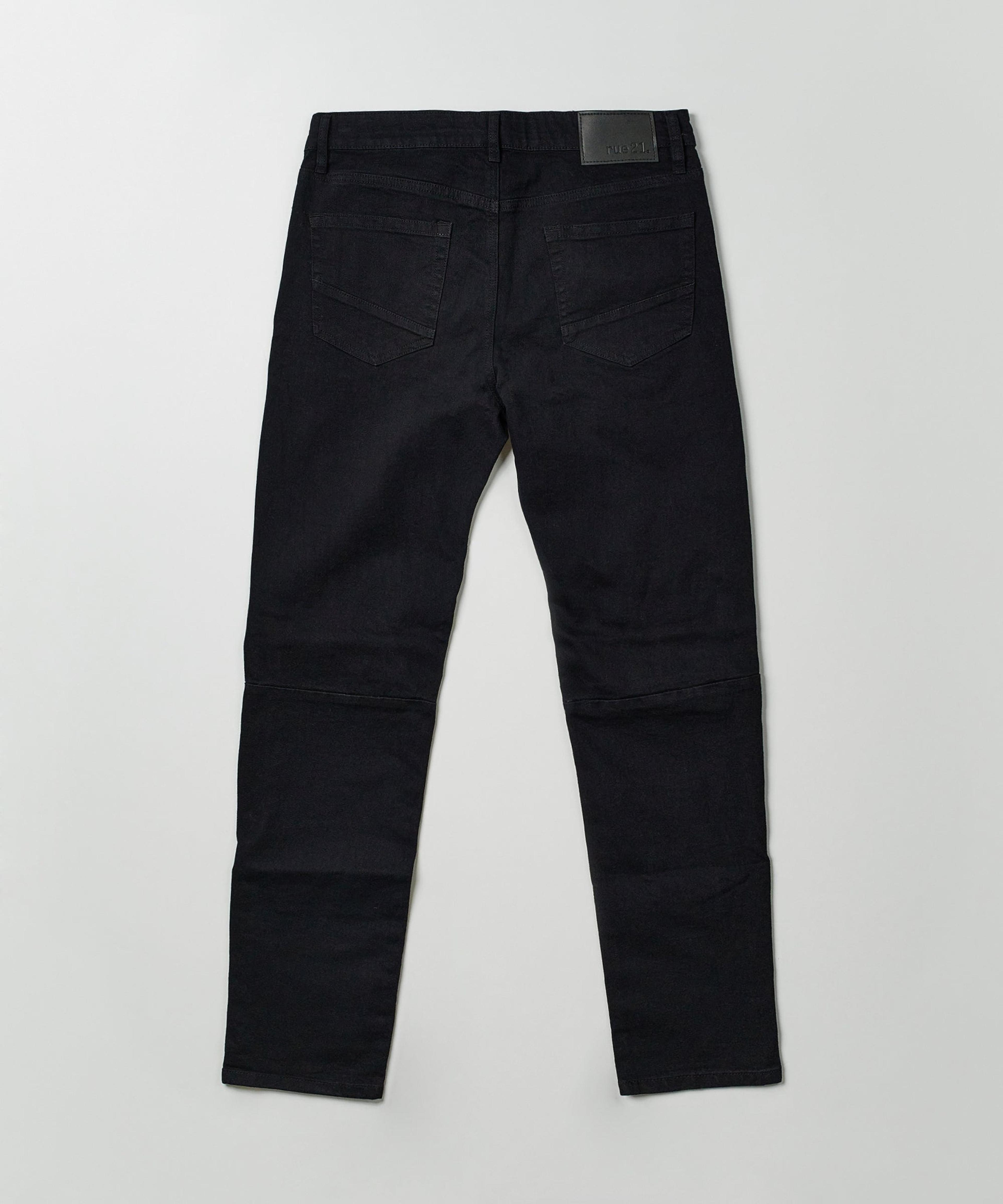 Alternate View 5 of Pike Bandana Color Back Black Denim Jeans