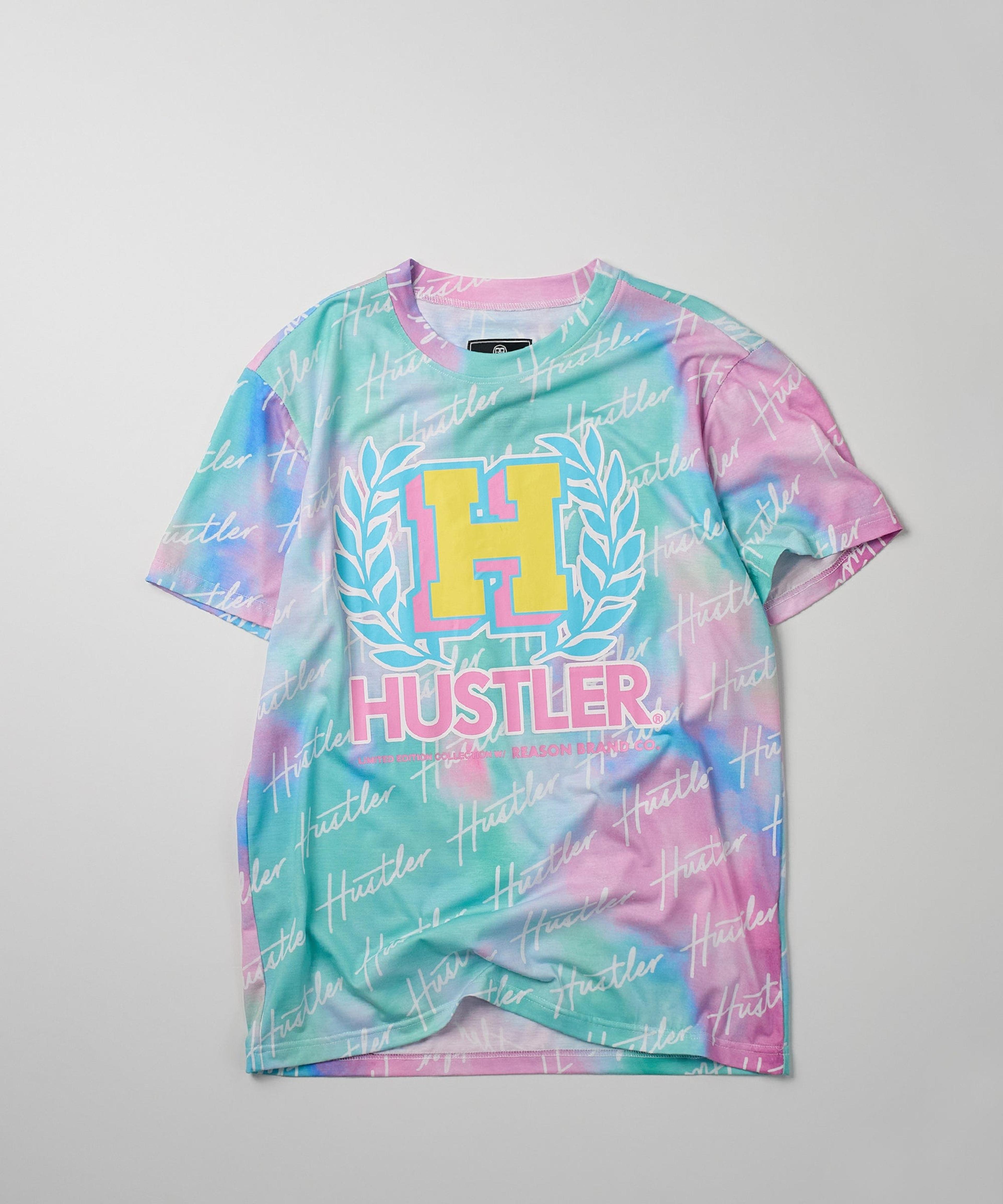 Alternate View 1 of Hustler Tie Dye Logo Tee