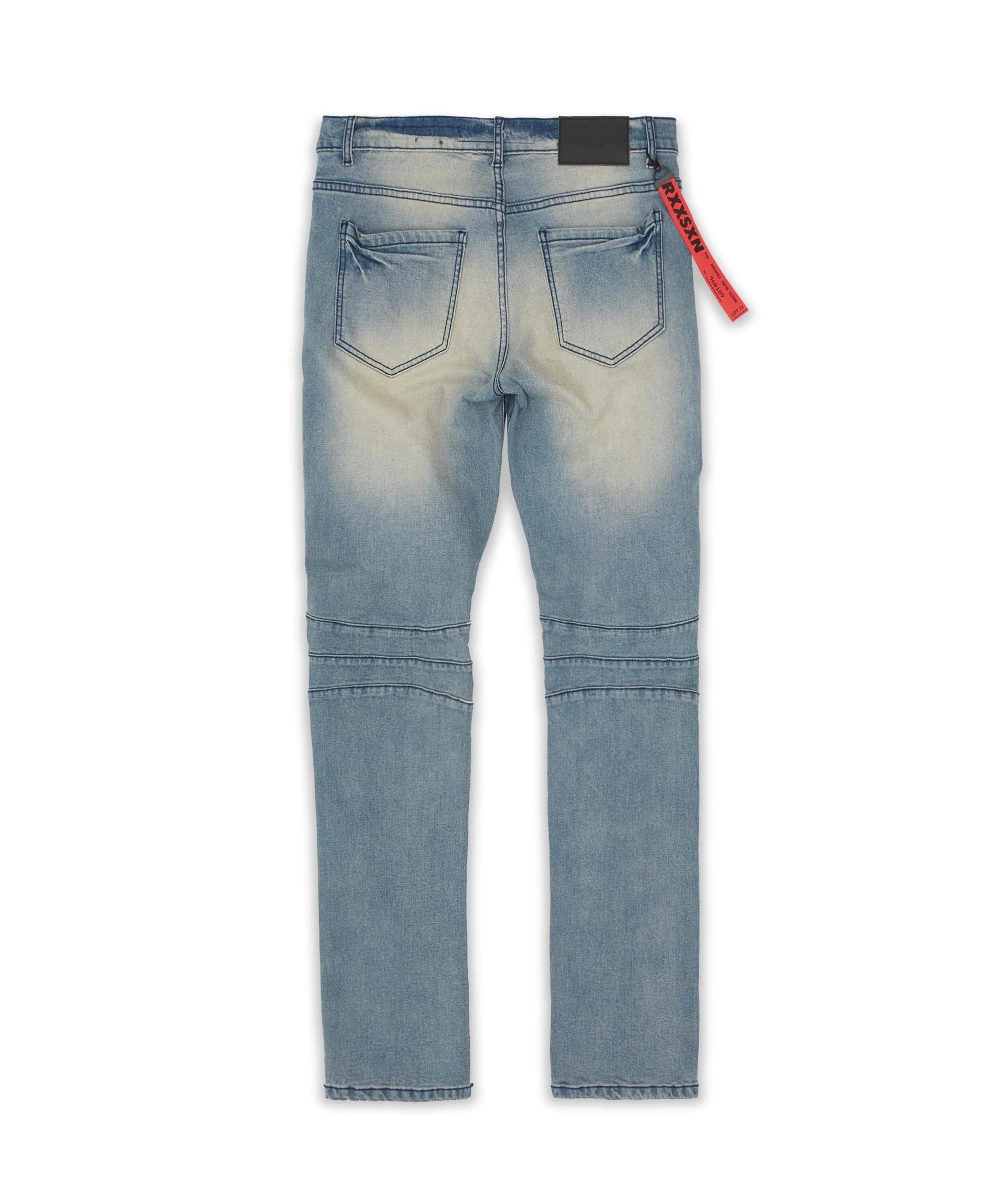 Alternate View 1 of Plus Size Alto Distressed Moto Jeans