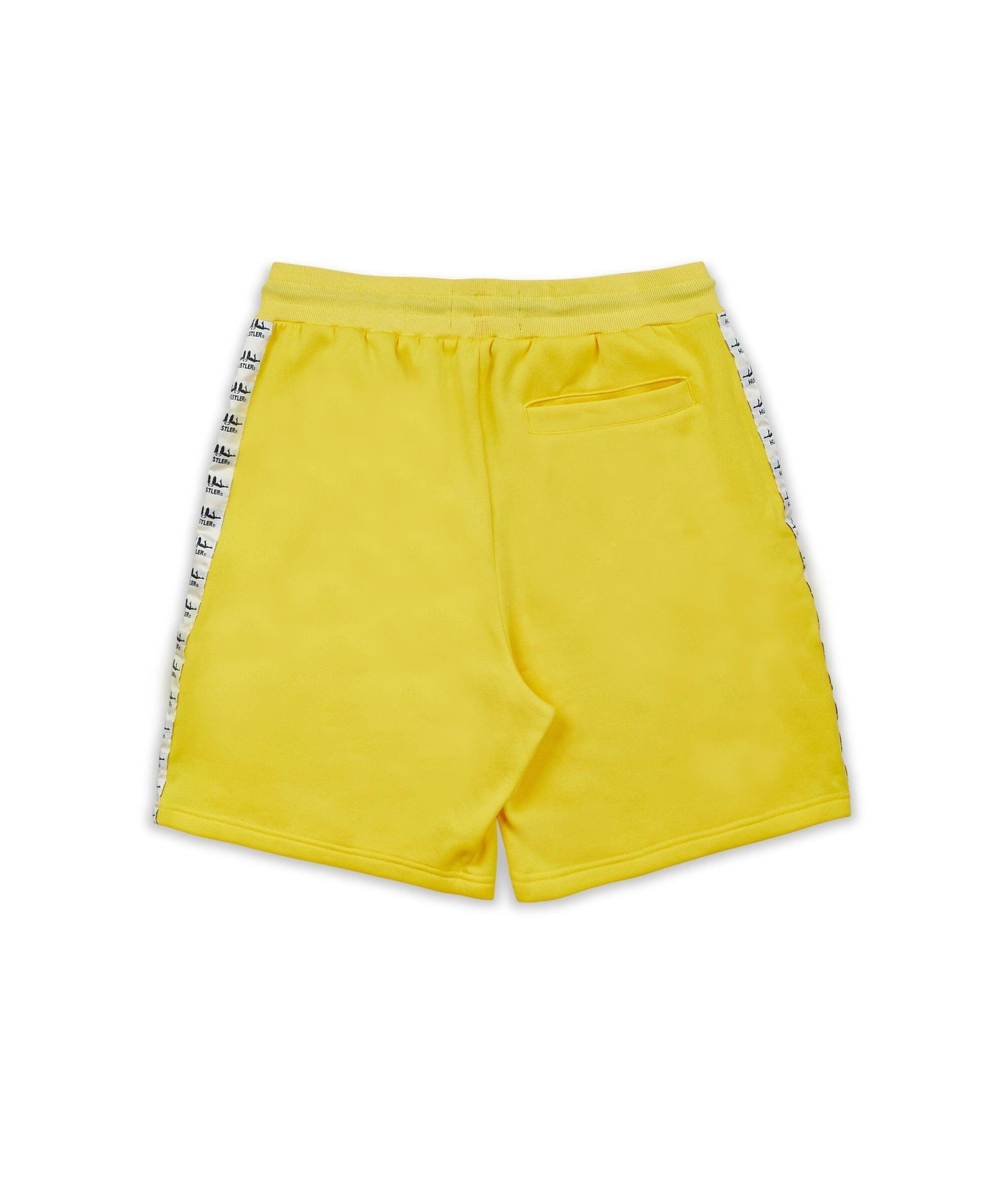 Alternate View 2 of Hustler Side Stripe Shorts - Yellow