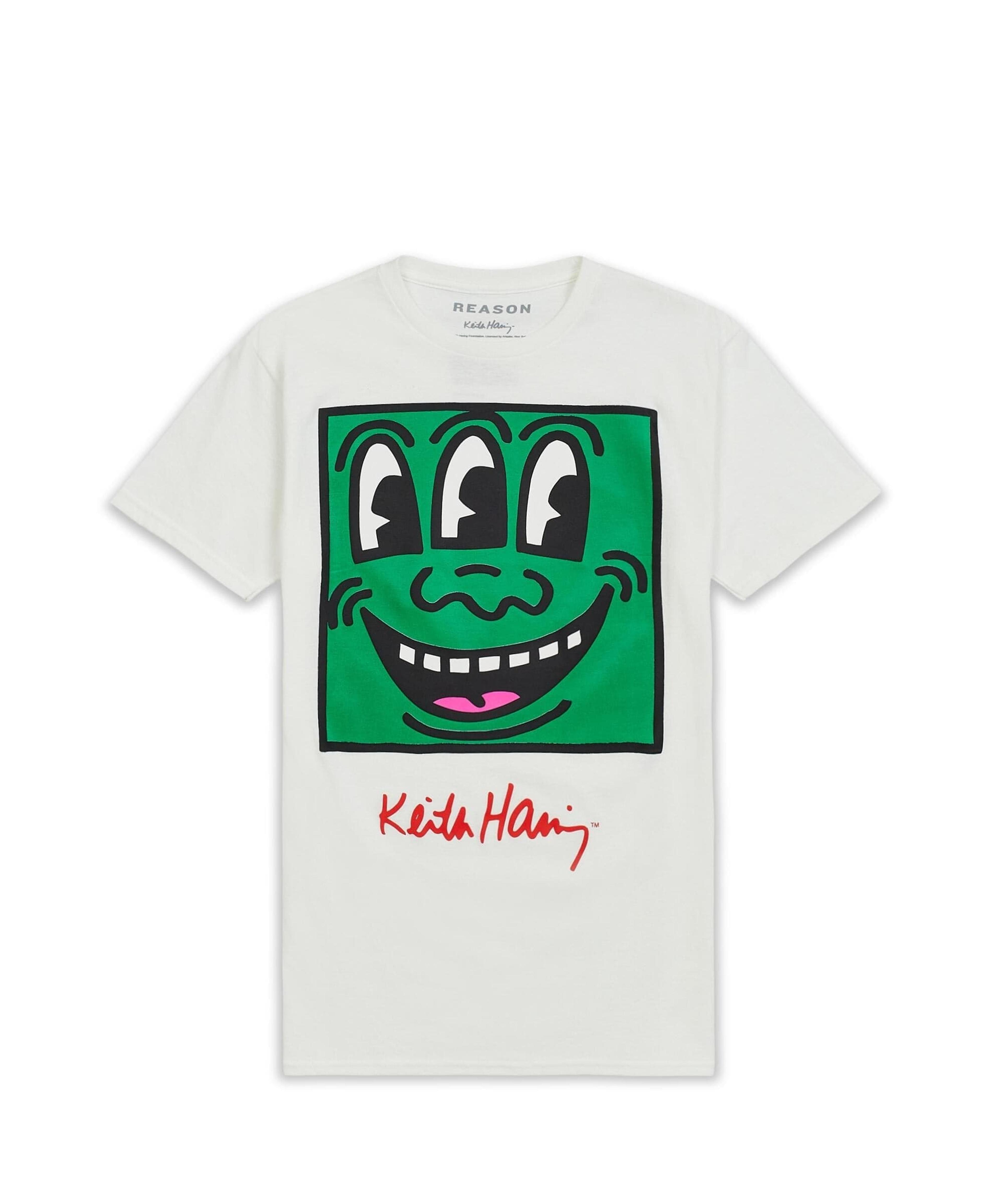 Alternate View 4 of Keith Haring Three Eyed Monster Short Sleeve Tee - White
