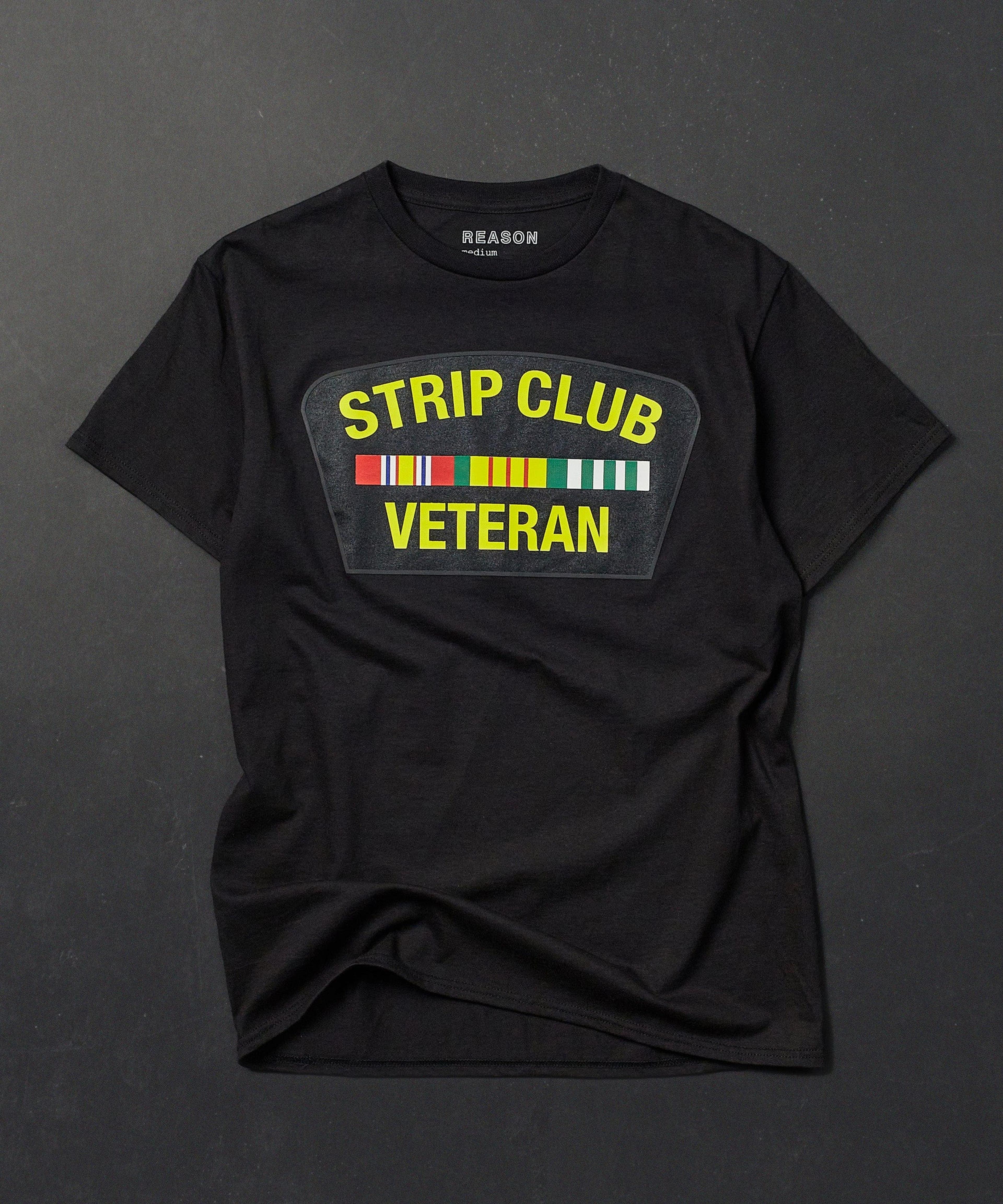 Strip Club Veteran Short Sleeve Tee - Black