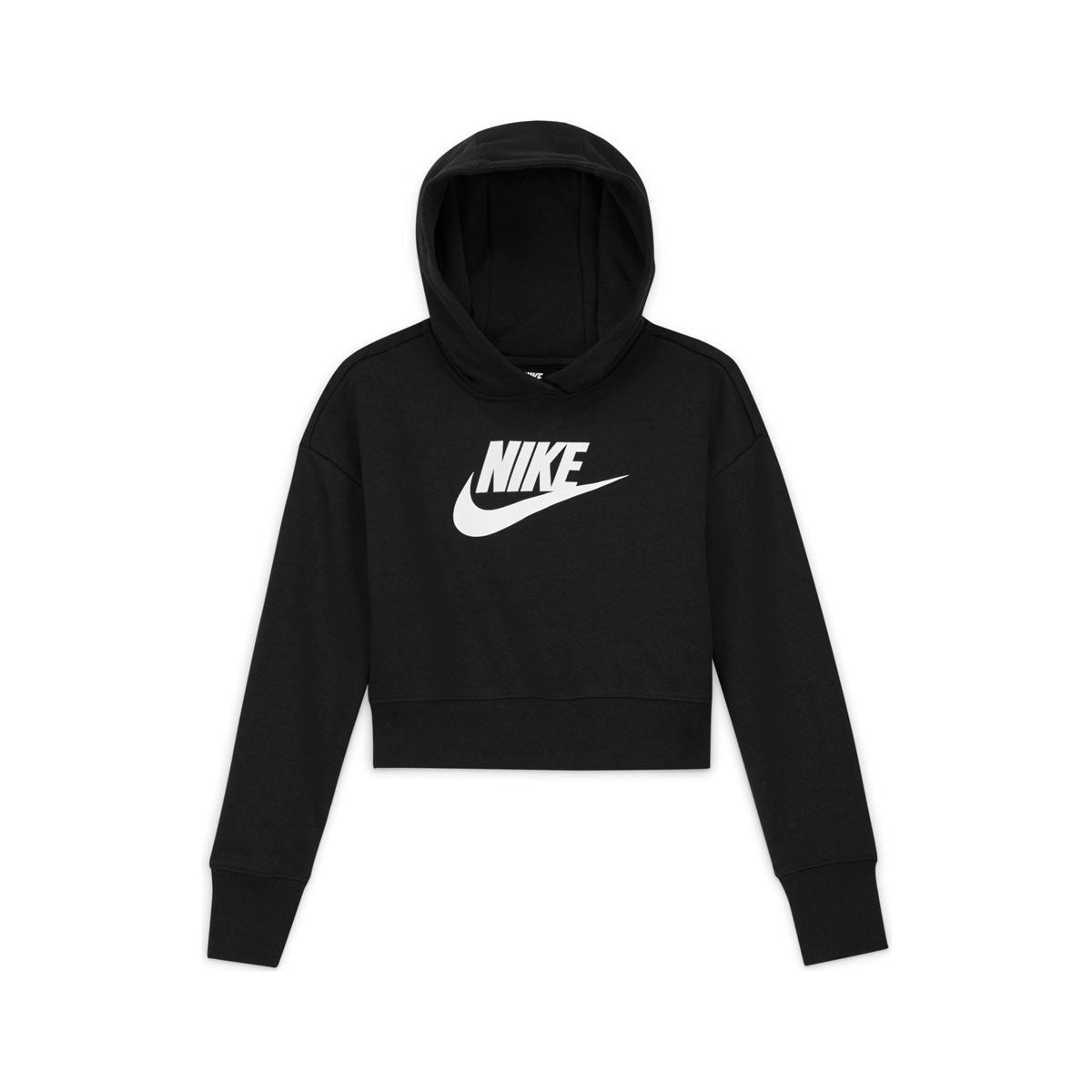 Nike Girls Club French Terry Cropped Sweatshirt