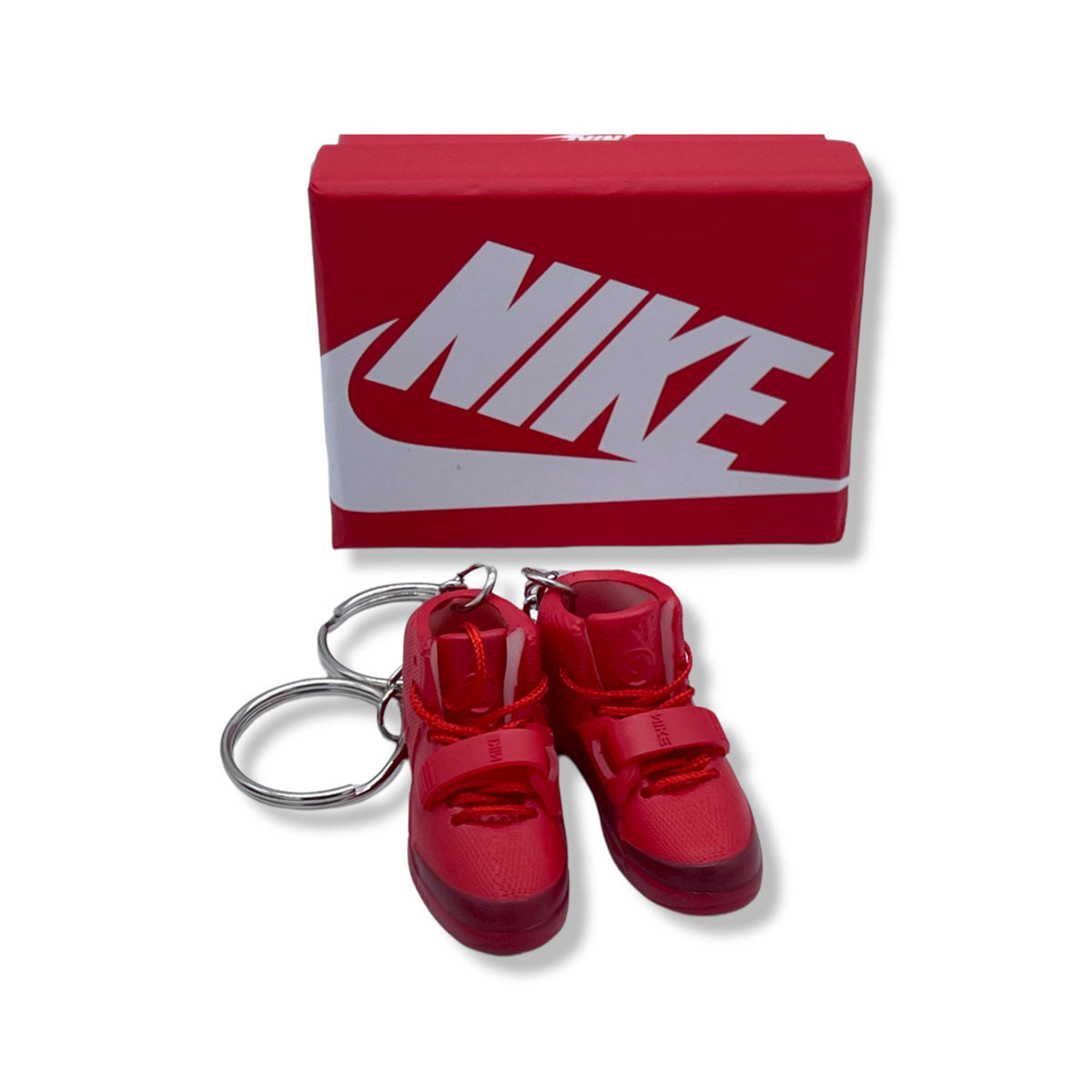 Alternate View 1 of 3D Sneaker Keychain- Nike Air Yeezy 2 Red October Pair