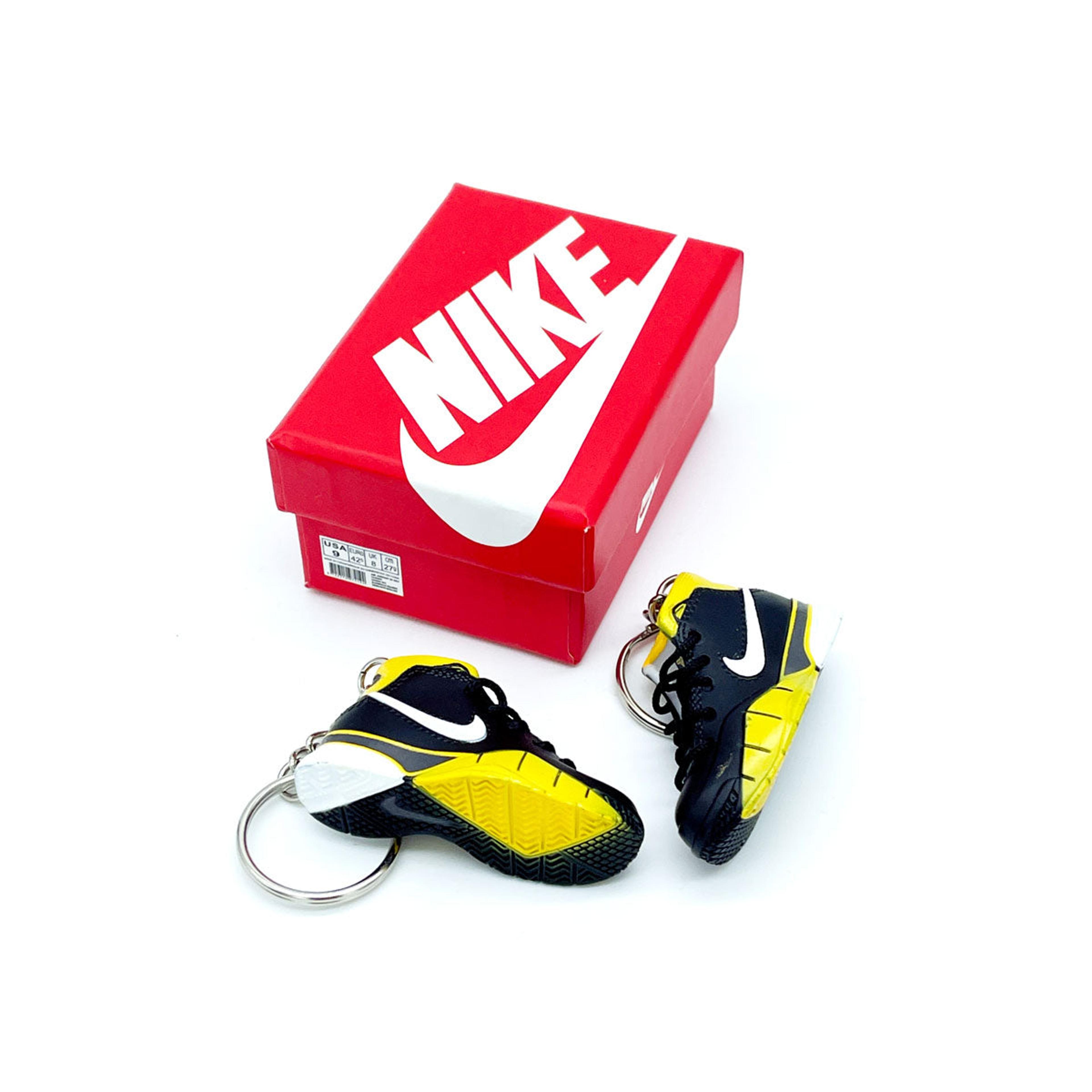 Alternate View 4 of 3D Sneaker Keychain- Nike Kobe 1 Protro 'Del Sol' Pair