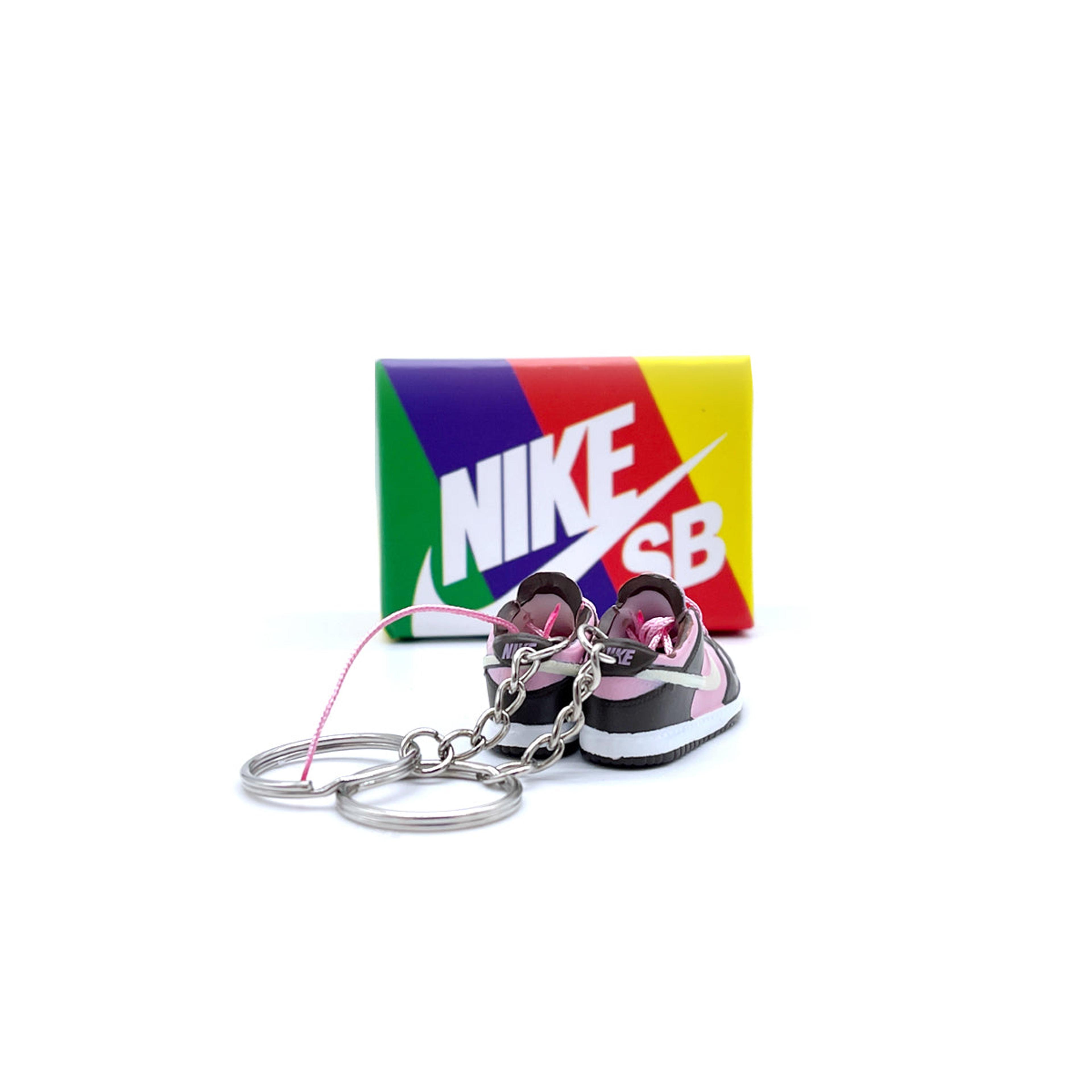 Alternate View 2 of 3D Sneaker Keychain- Nike SB Dunk Low Stussy Cherry Pair