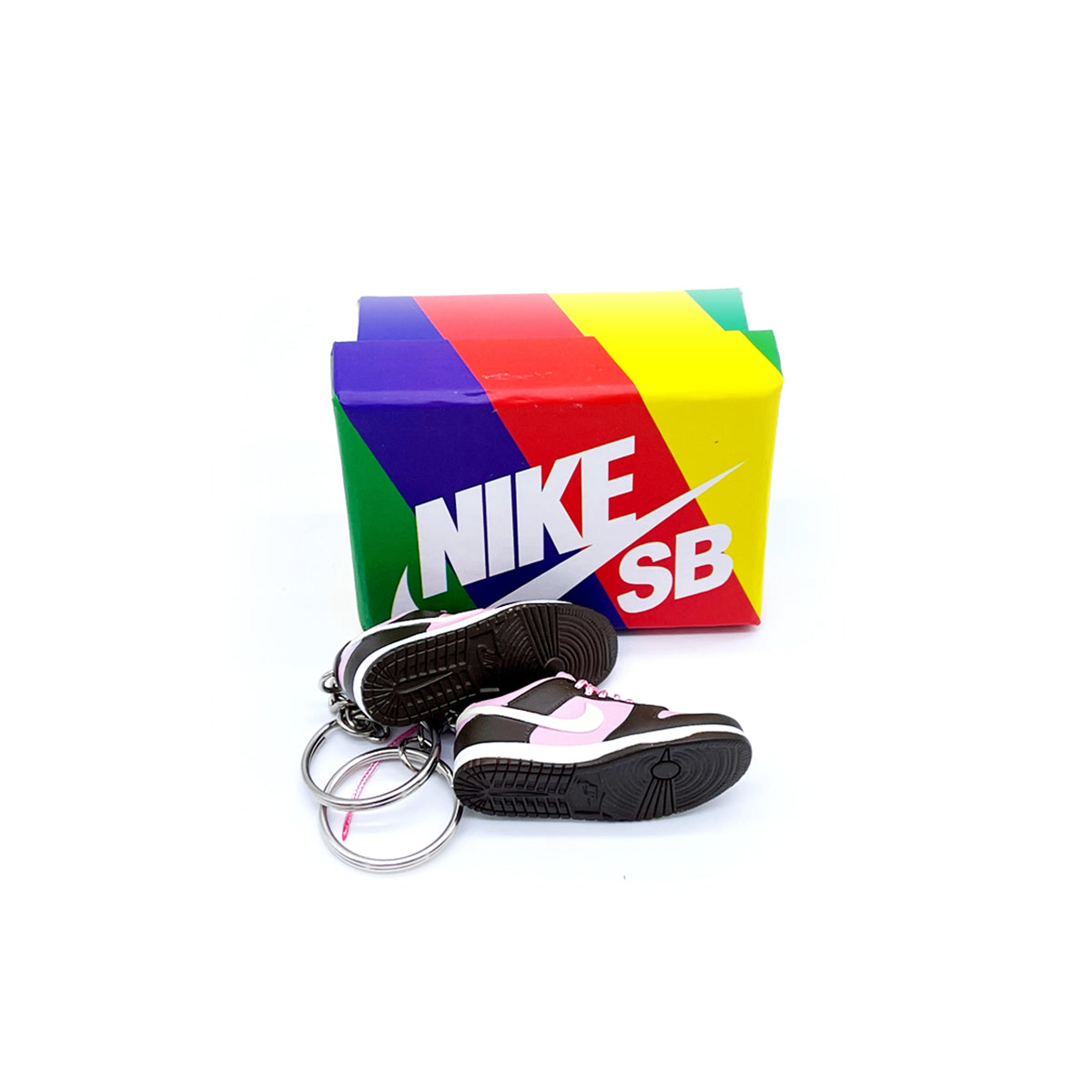 Alternate View 3 of 3D Sneaker Keychain- Nike SB Dunk Low Stussy Cherry Pair