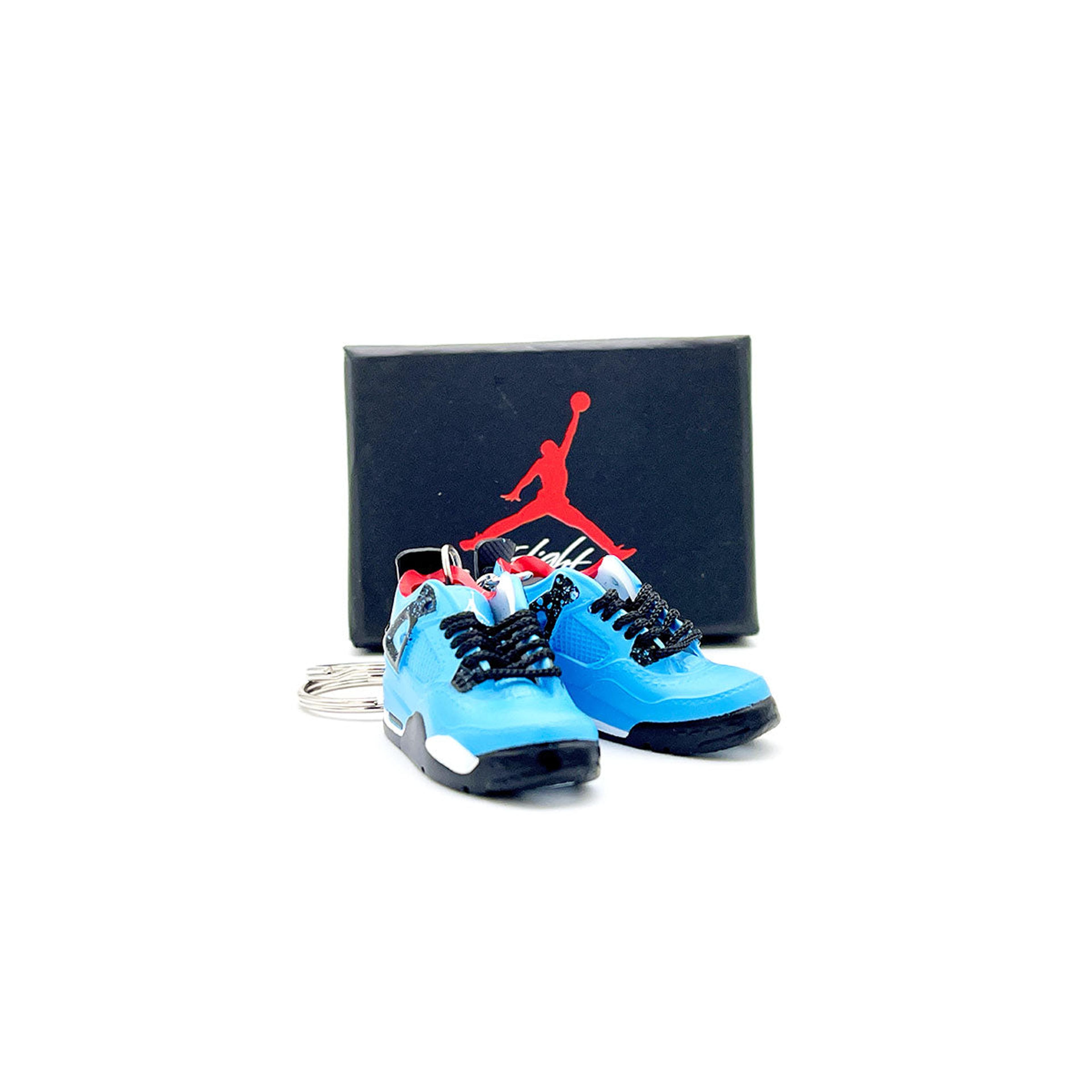 Alternate View 1 of 3D Sneaker Keychain- Air Jordan 4 Travis Scott Pair